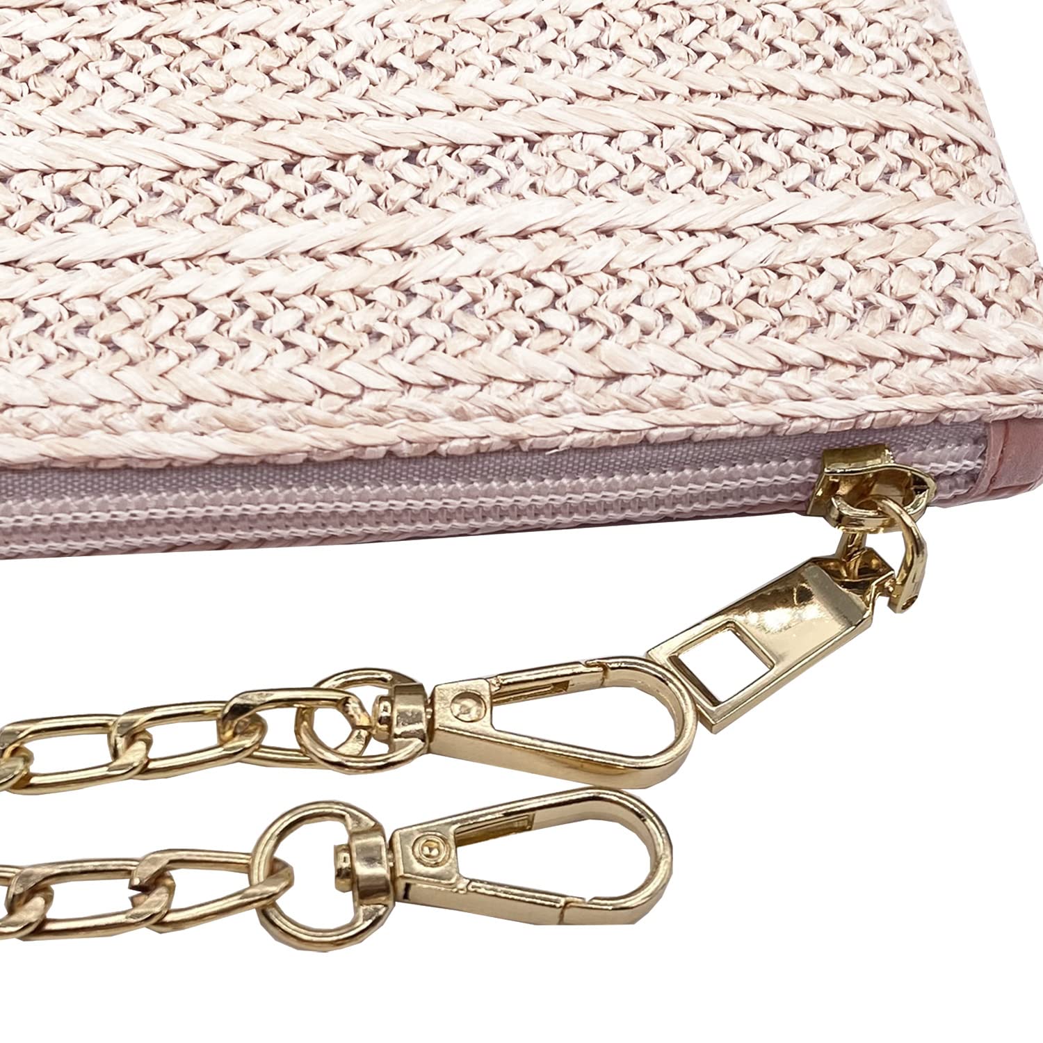 Beurlike Women's Straw Clutch Purse - Beach Wristlet Wallet & Small Crossbody Bag for Girls | Perfect for Summer Vacations, Beach Parties, and Casual Outings
