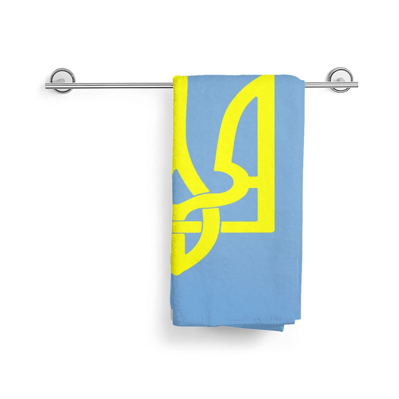 Ukraine Flag Beach Towel - Large 27.5x16 Inch Bath Sheet for Women & Men - Soft Quick-Dry Blanket for Pool, Beach, Picnic, and Outdoor Activities