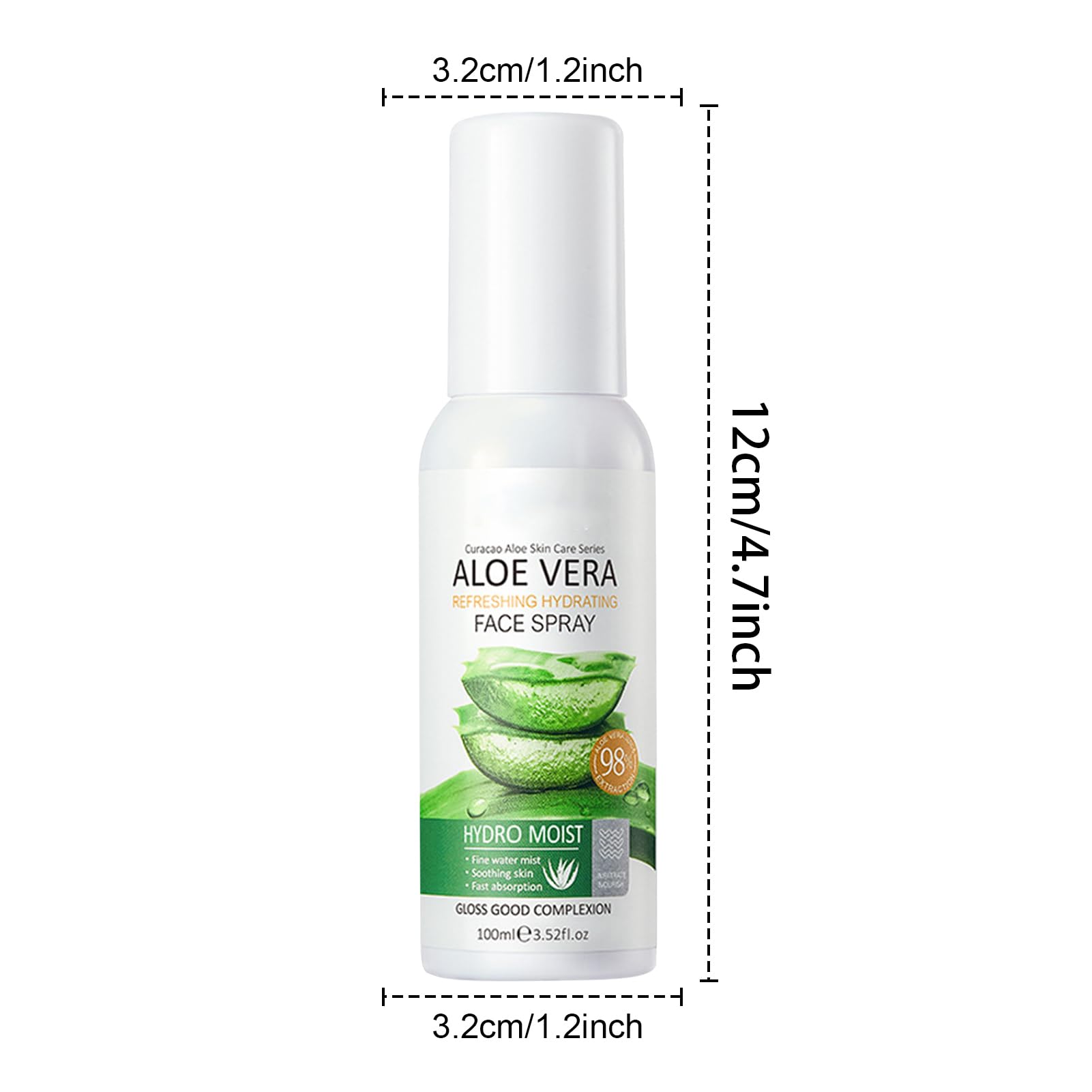Aloe Vera & Vitamin C Facial Spray 100ml - Hydrating Face Mist for Skin Firming & Brightening, Triple Lift Skincare Liquid - Perfect Gift for Women | Use for Daily Hydration, Post-Workout Refreshment & Makeup Setting