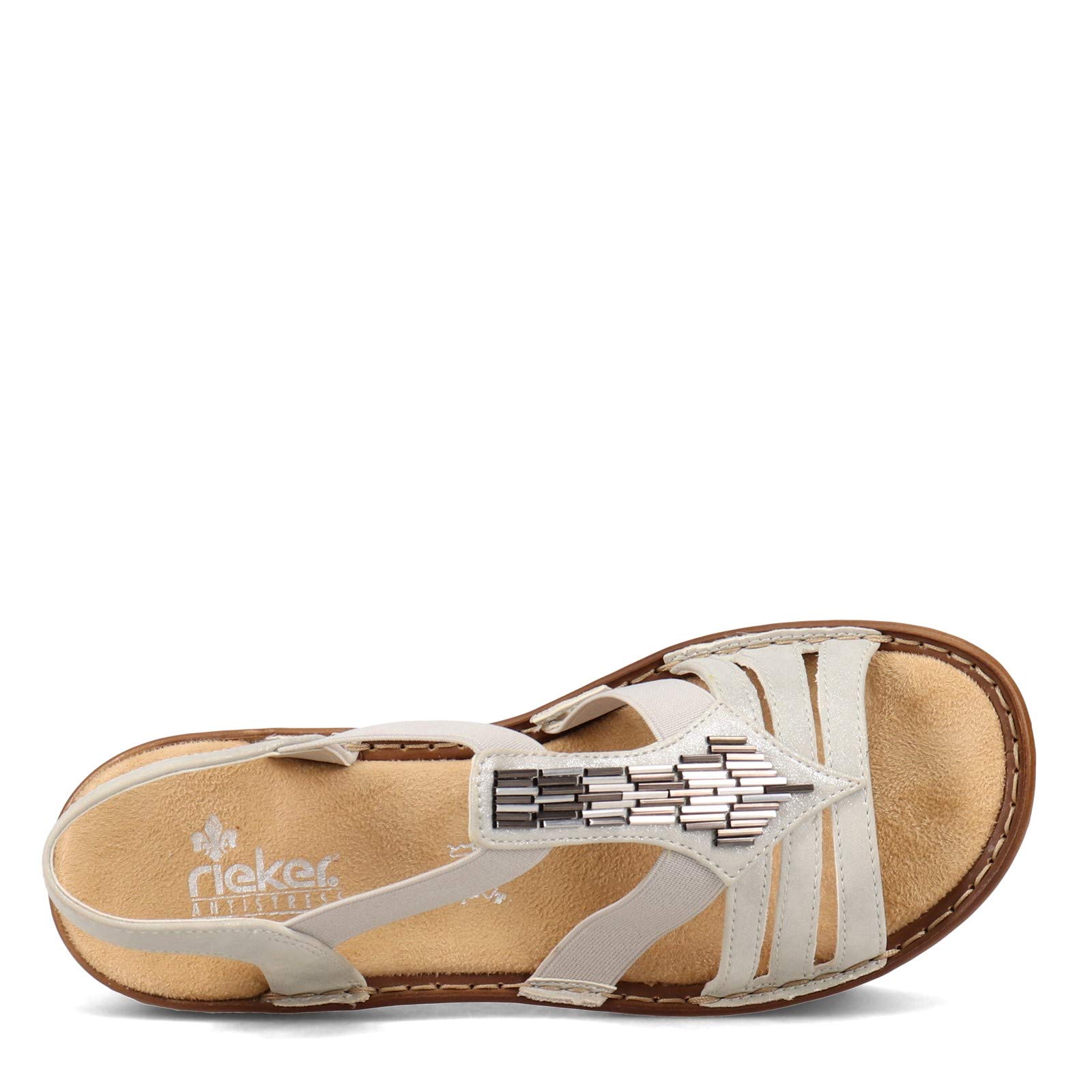 Rieker Women's Comfortable Open & Closed Toe Sandals - Lightweight Casual Summer Shoes for Walking, Travel & Beach Outfits