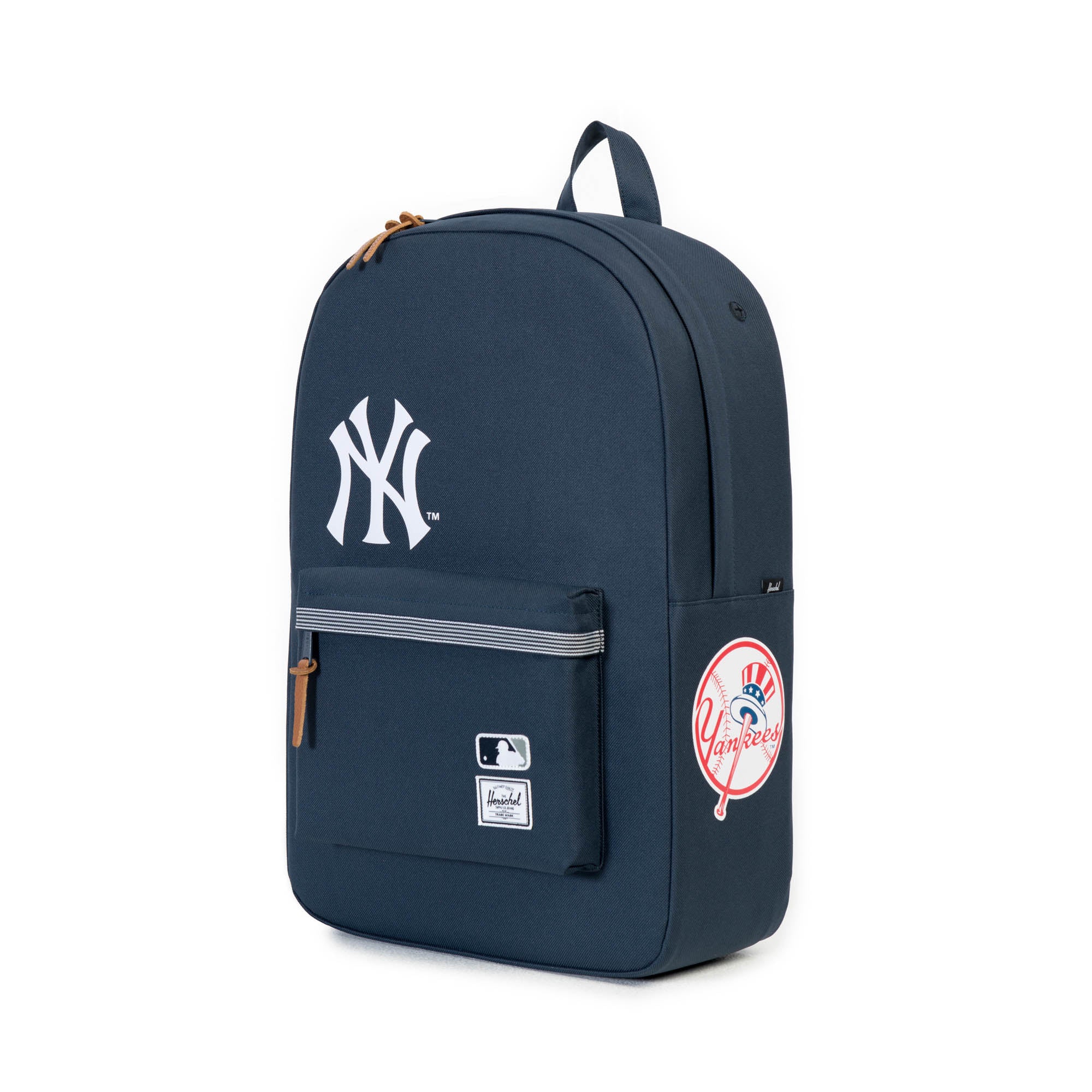 Herschel x MLB New York Yankees Heritage Backpack Navy Blue - Stylish College Backpack for School, Travel & Everyday Use