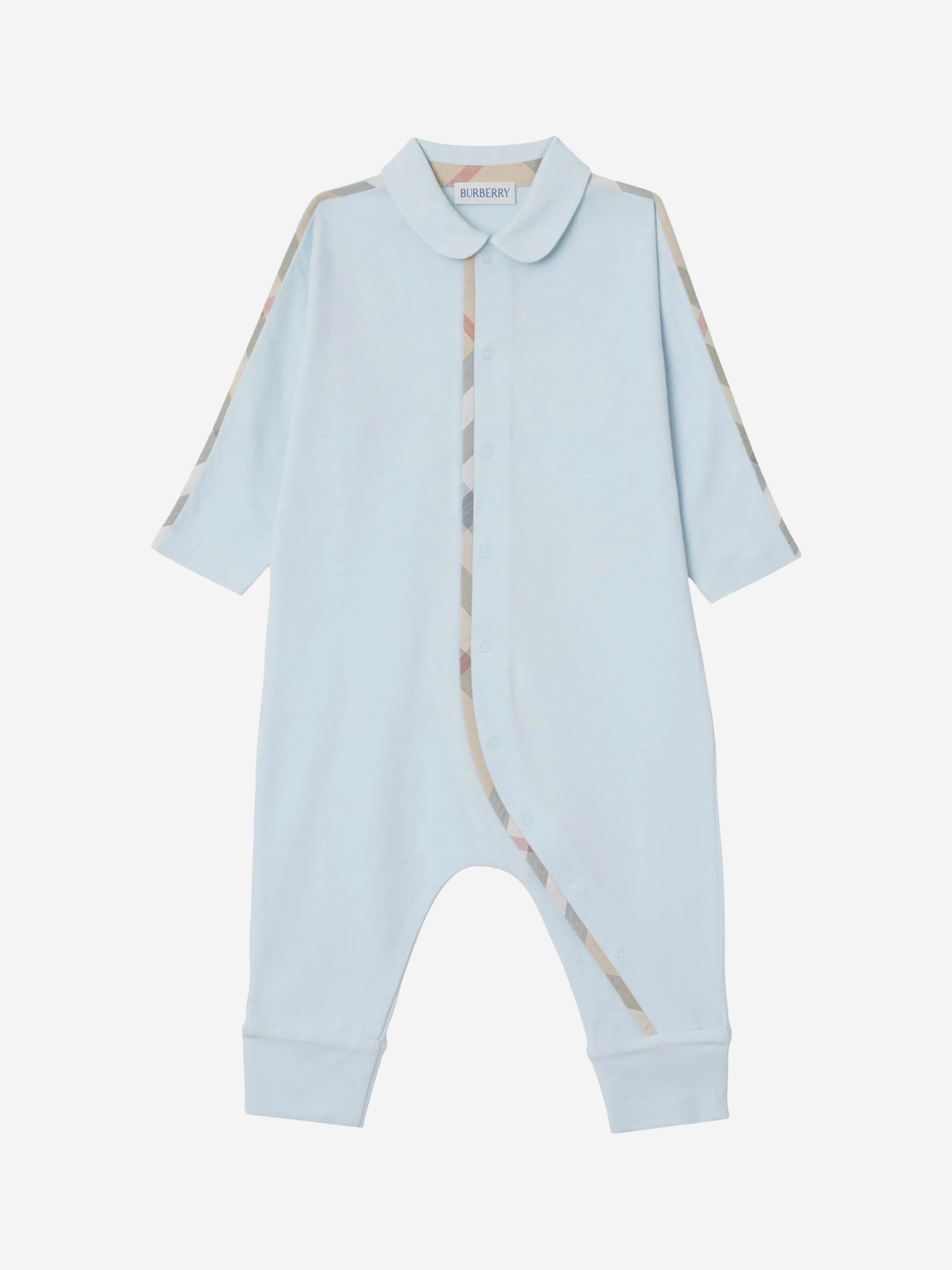 Baby Boys Hamilton Romper Set - Soft Blue Cotton Outfit for Newborns & Infants | Perfect for Playdates, Photoshoots & Family Outings