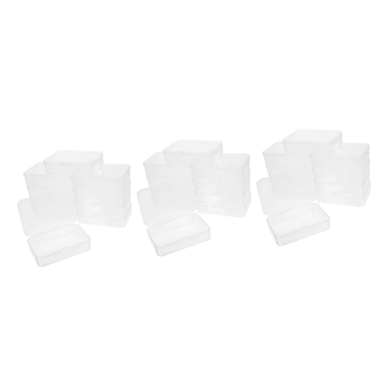 HAPINARY 30 Pcs Clear Rectangular Game Card Storage Case - Waterproof Trading Card Holder for MTG, Pokemon, Yugioh - Perfect for Collectors, Gamers & Travel