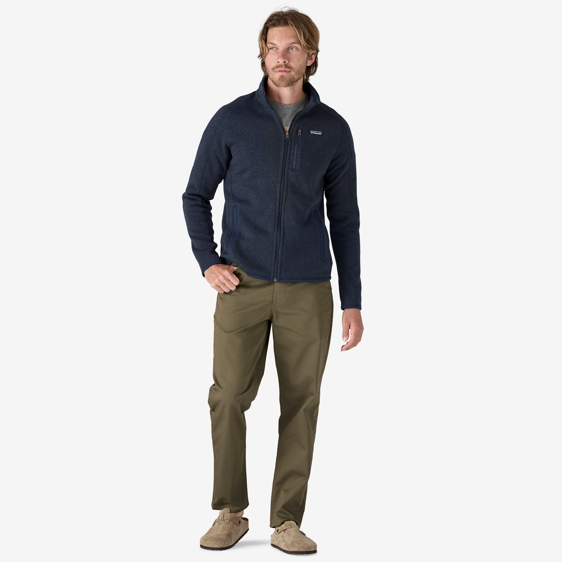 Men's Better Sweater® Fleece Jacket - Lightweight Warm Winter Coat for Hiking, Camping & Outdoor Activities