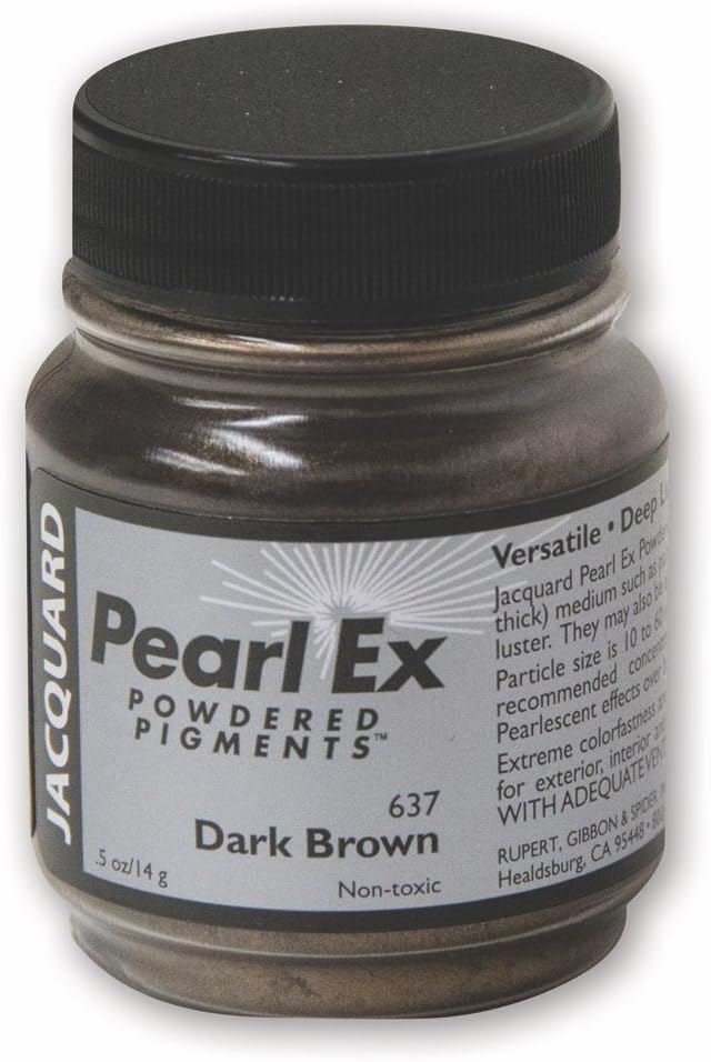 Pearl Ex Powdered Pigments - Jacquard Metallic Paint for Arts & Crafts - 1/2 oz - Perfect for Scrapbooking, Card Making & DIY Projects