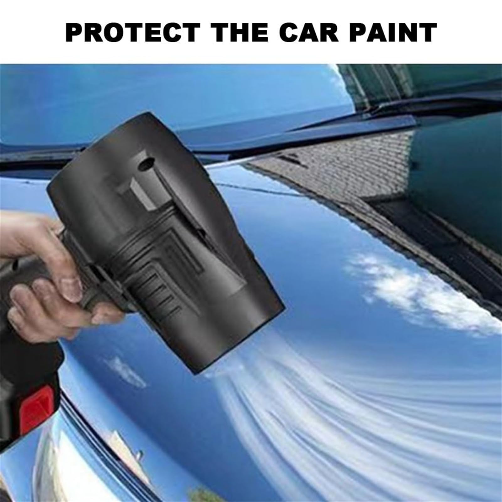 **TurboDry Cordless Car Dryer Blower - High Power Handheld Air Blower for Car Washing & Drying, Portable Paint-Safe Auto Detailing Tool - Prevent Water Spots & Paint Damage (1Pcs) - Ideal for Home Car Wash, Detailing & RV Cleaning**