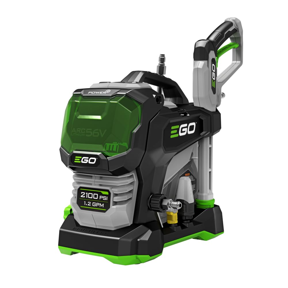 EGO POWER+ HPW2100 Electric Pressure Washer - 2100 PSI High-Pressure Cleaner for Home, Driveway, Deck & Patio Cleaning (Battery & Charger Sold Separately)