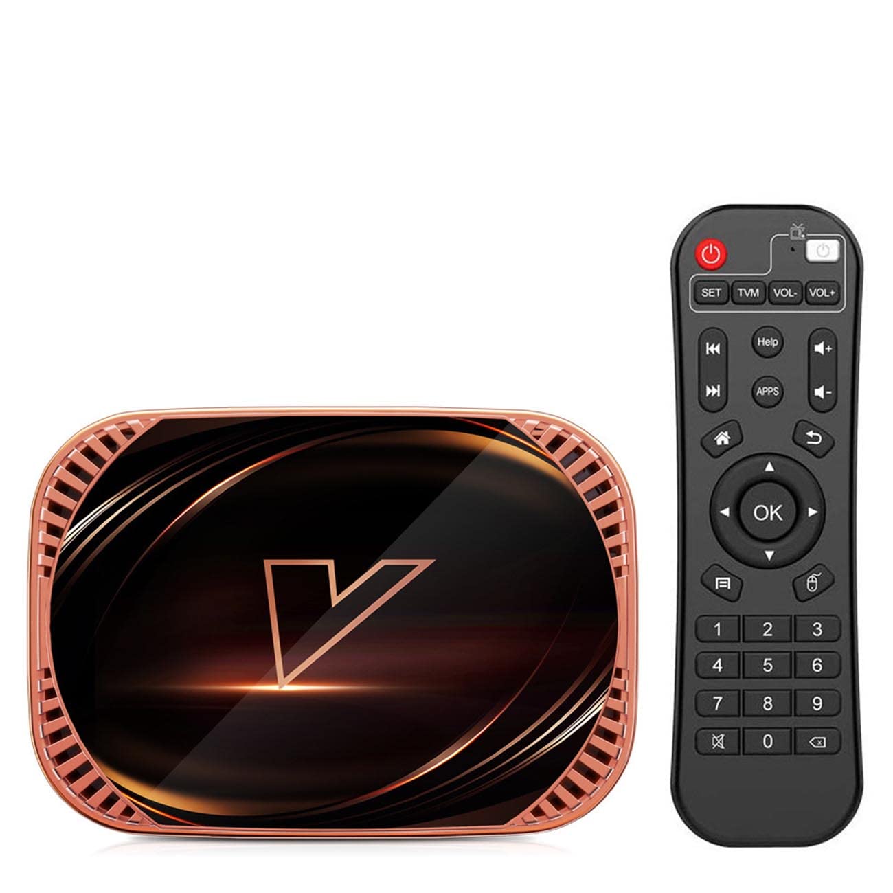 AMITVA Android TV Box 11.0 - 4GB RAM 128GB ROM Smart TV Box with S905X4 CPU, USB 3.0, 8K Ultra HD HDR, Dual-Band WiFi 2.4G/5.8G & Bluetooth 4.1 - Perfect for Streaming, Gaming & Home Entertainment