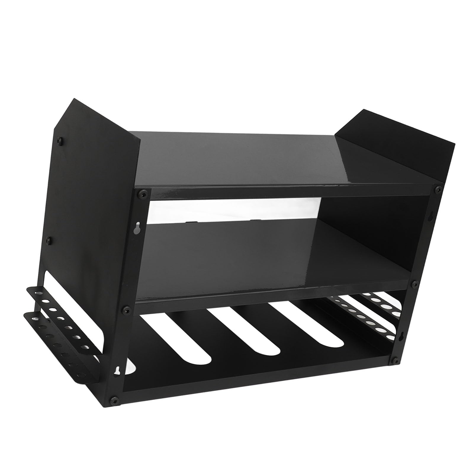 Power Tool Organizer Wall Mount - Heavy Duty Black Tool Storage System for Garage & Workshop | Space-Saving Workshop Organization for Drills, Saws & Power Tools