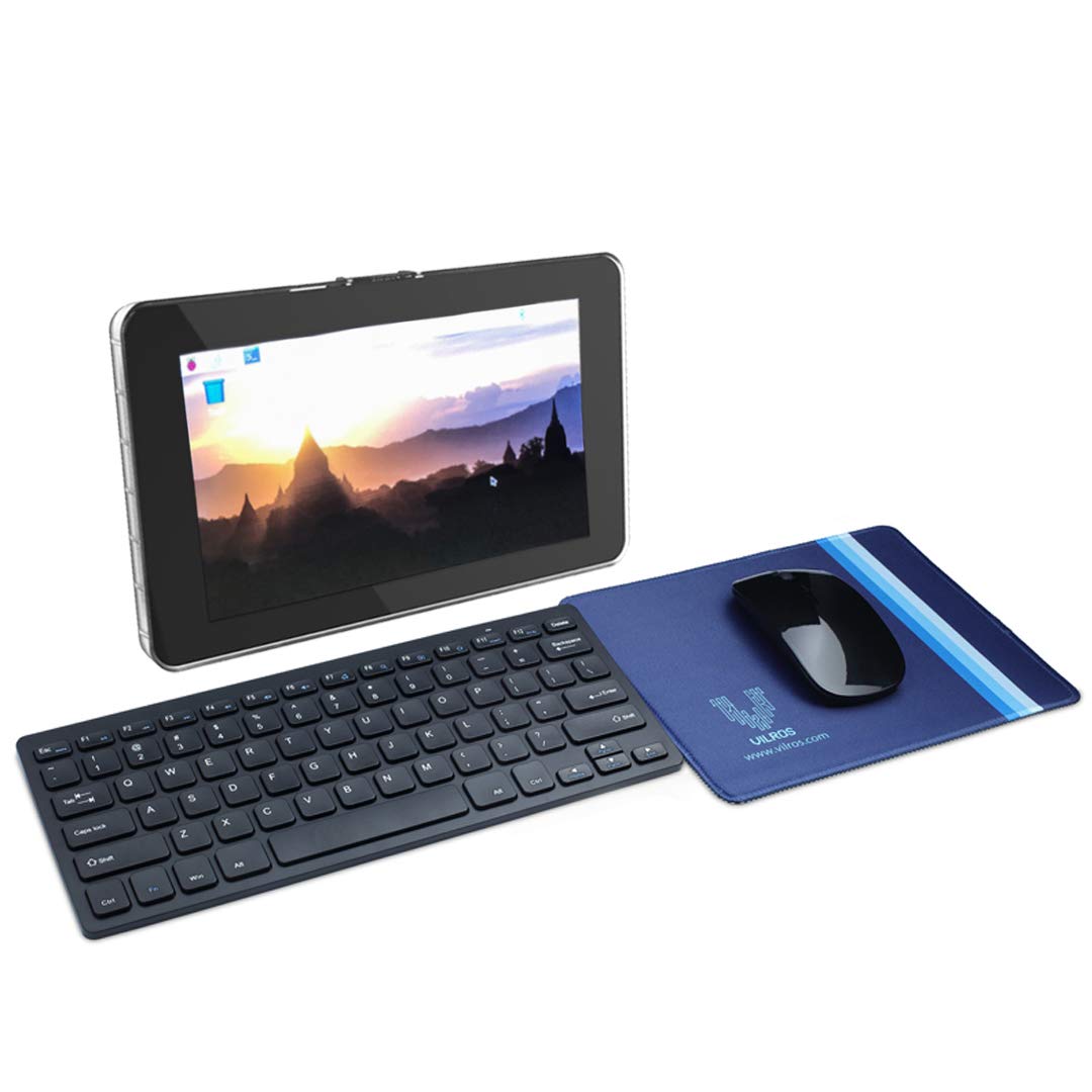 Vilros Raspberry Pi 4 4GB Desktop Kit with Official 7 Inch Touchscreen, Keyboard & Mouse - Perfect for DIY Projects, Coding, and Home Automation