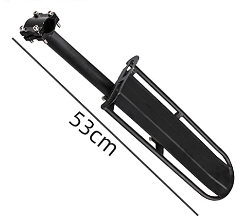 GREUS Universal Adjustable Bike Rear Rack - Mountain Bicycle Cargo Carrier with Retractable Saddle Mount | Durable Luggage Rack for Commuting, Touring & Outdoor Adventures | Bike Accessories & Seat Post Attachment