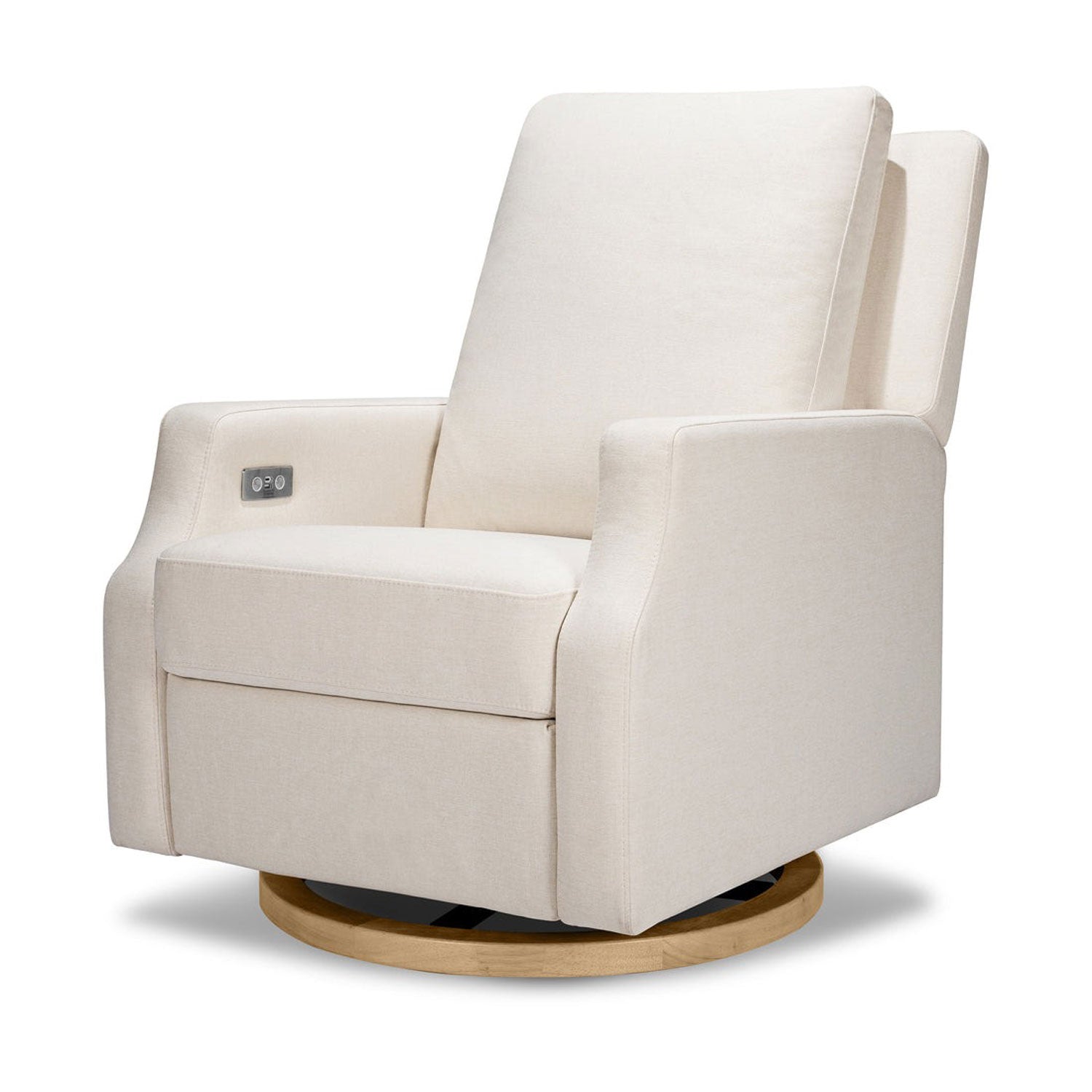 Comfortable Crewe Recliner and Swivel Glider Chair with Ottoman - Perfect for Living Room, Nursery, or Home Theater Relaxation