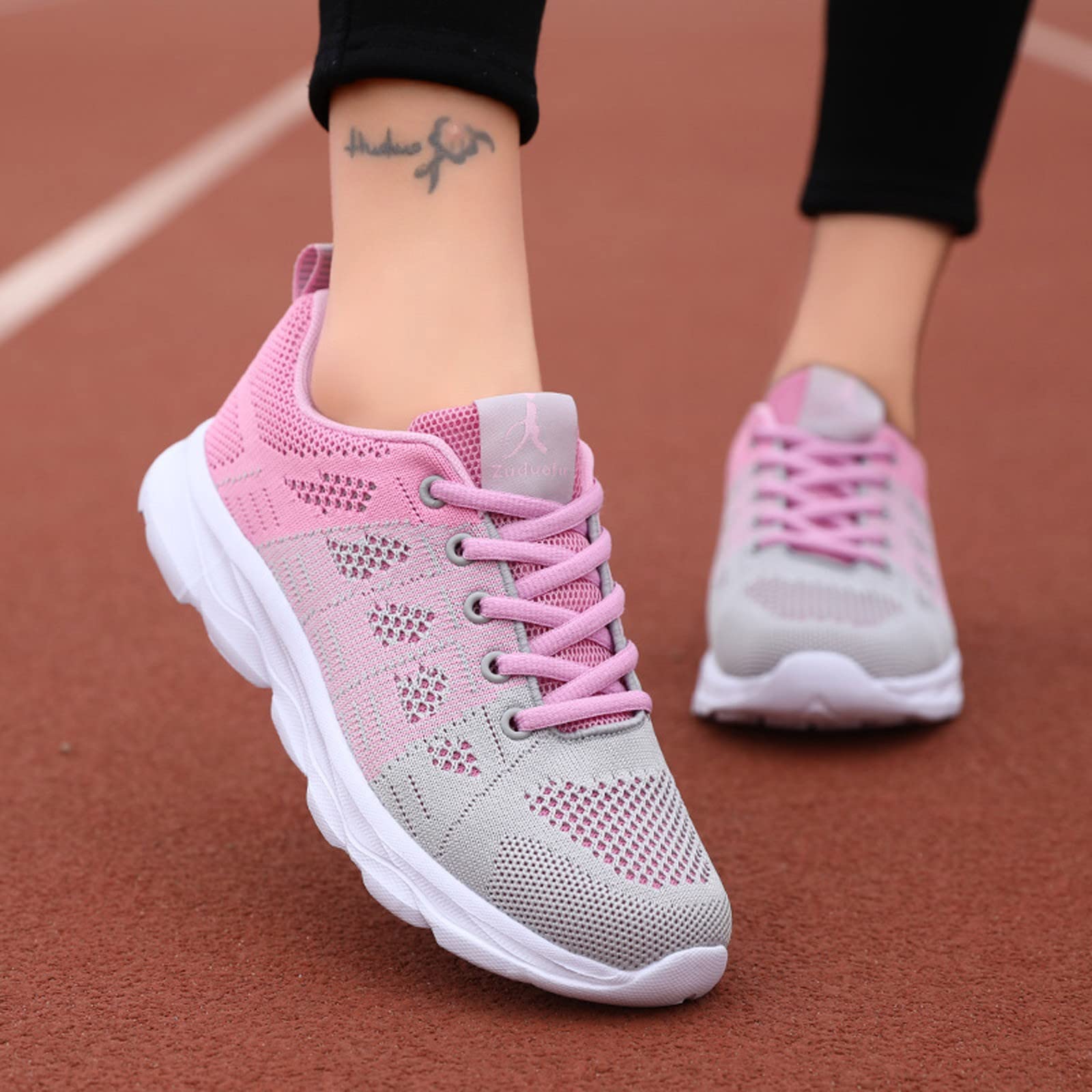 Women's Running Shoes - Breathable Mesh Fashion Sneakers Slip-On for Women | Perfect for Jogging, Gym Workouts & Casual Wear