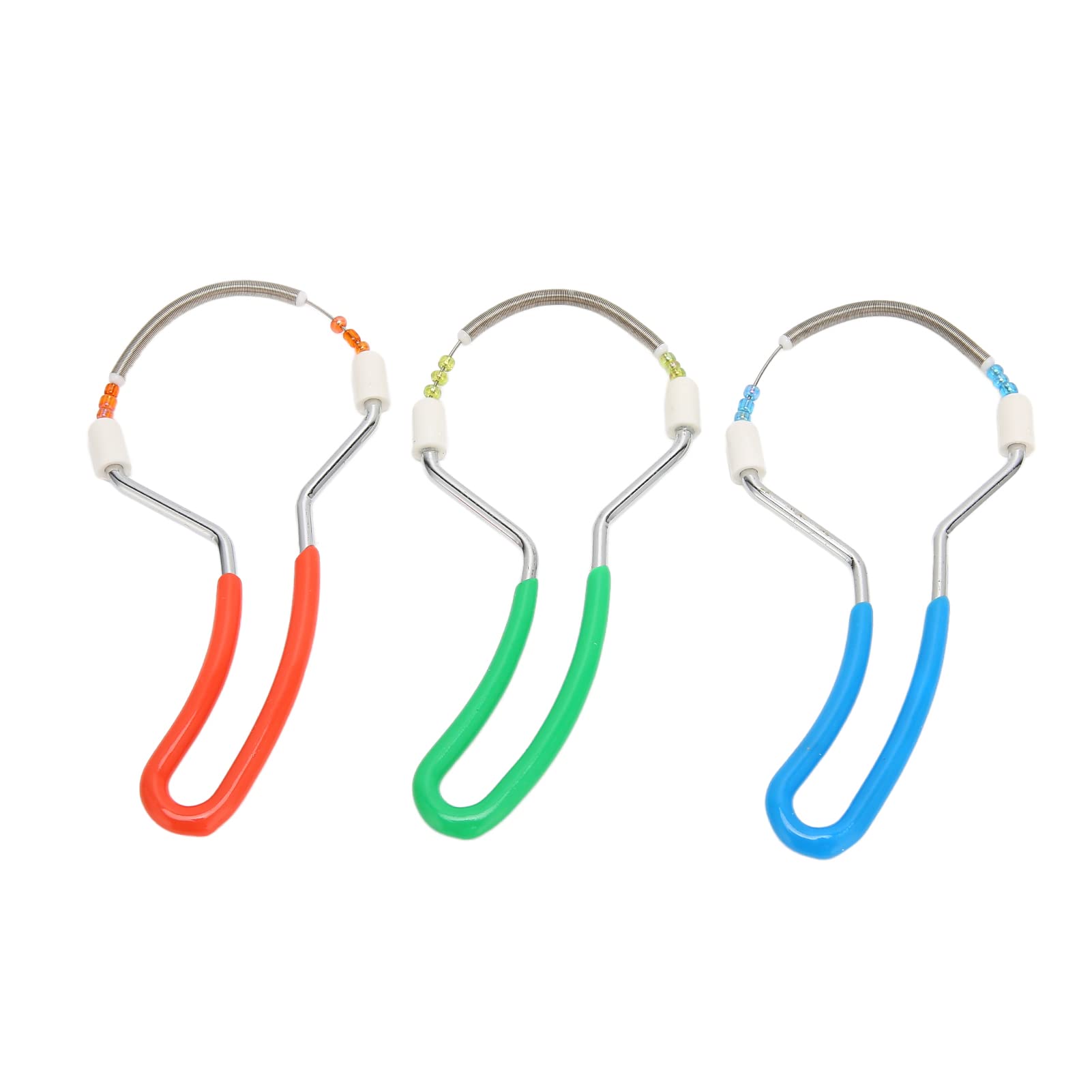 Spring Facial Hair Remover - 3pcs Double Spring Threading Epilator for Face & Lip Hair Removal | Lightweight Rolling Design | Perfect for Eyebrow Shaping & Smooth Skin Care