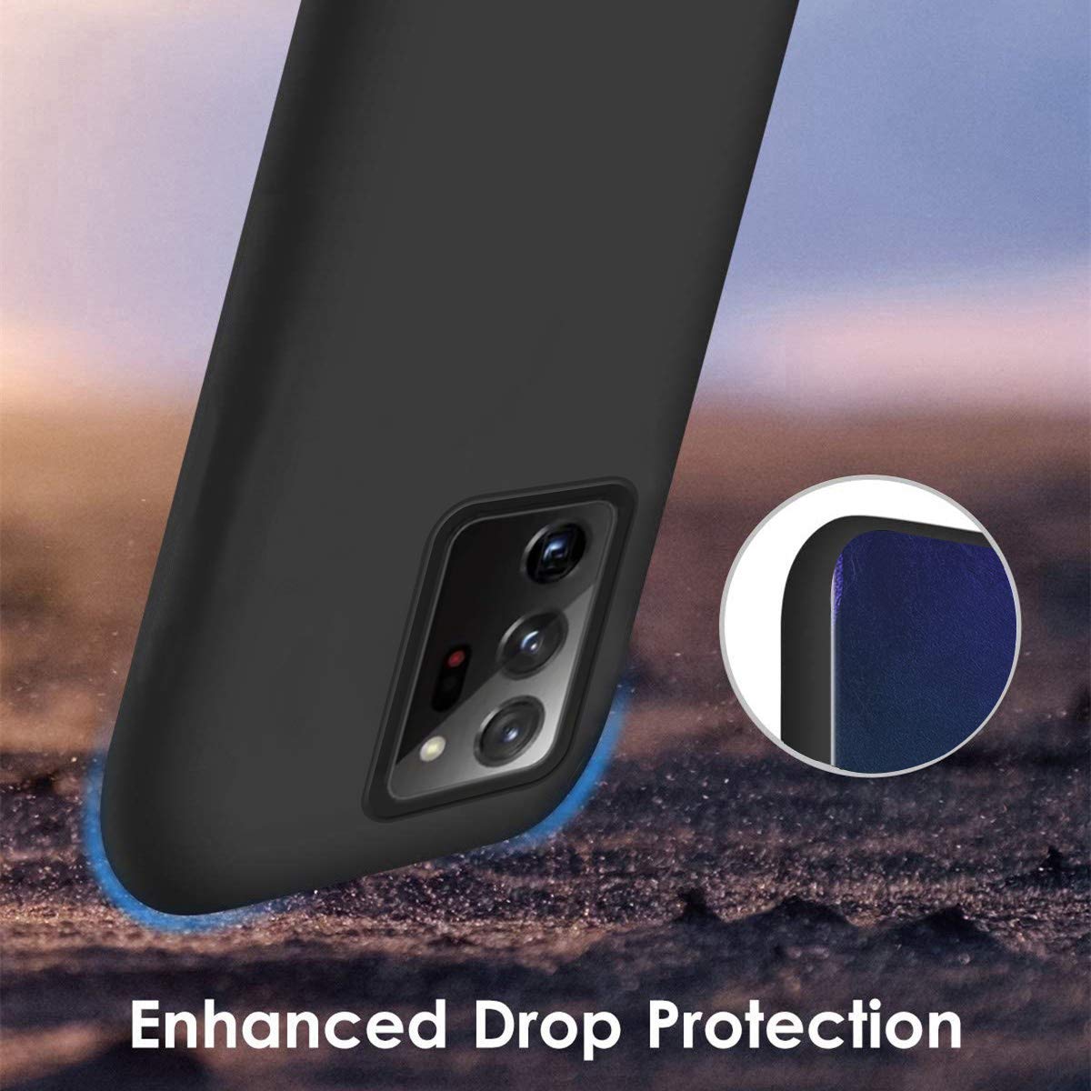 Custom Galaxy Note 20 Ultra Phone Case with Personalized Photo - Soft Matte Protective Cover | Durable Bumper Case for Everyday Use, Travel & Gift Giving