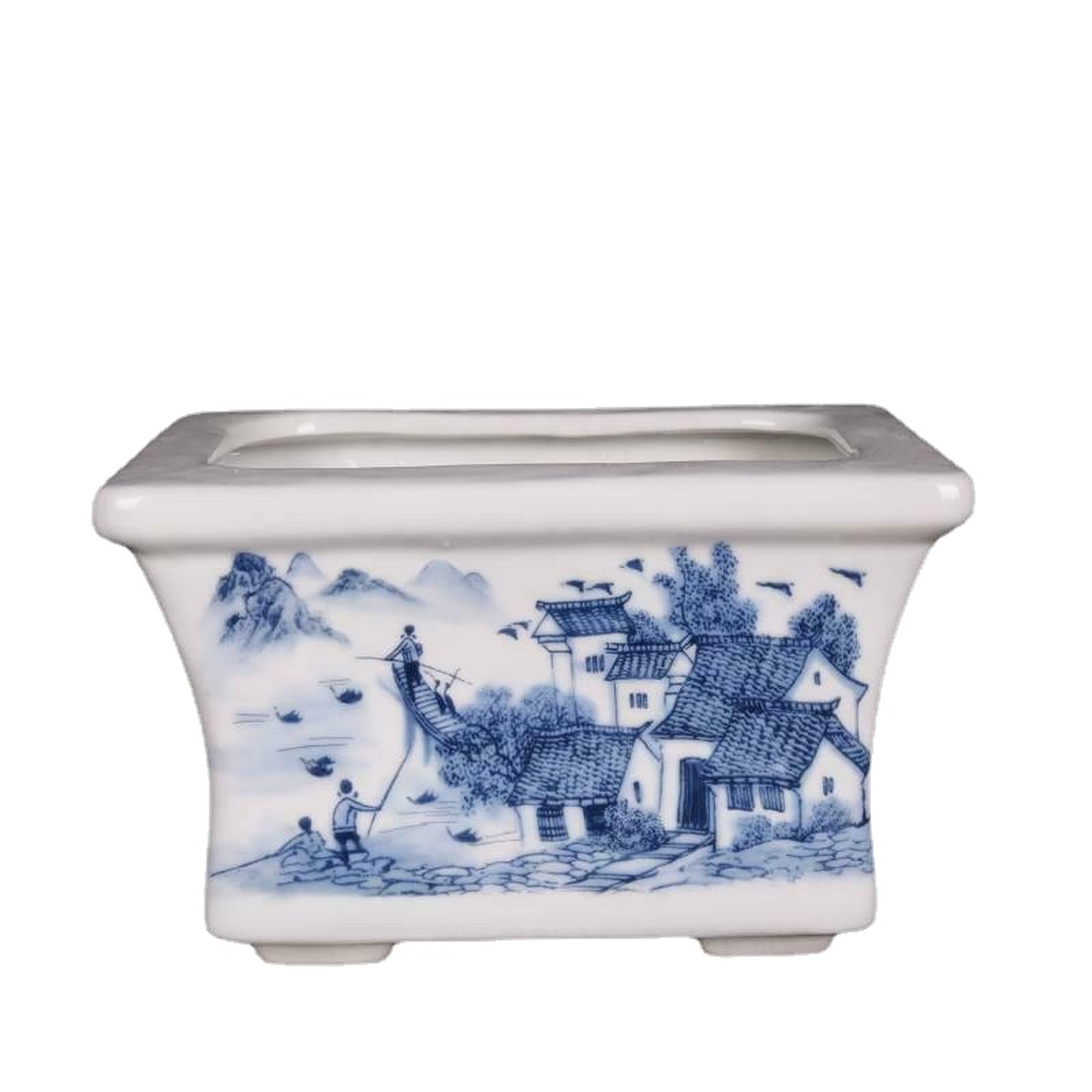 Blue and White Porcelain Flower Pot 7