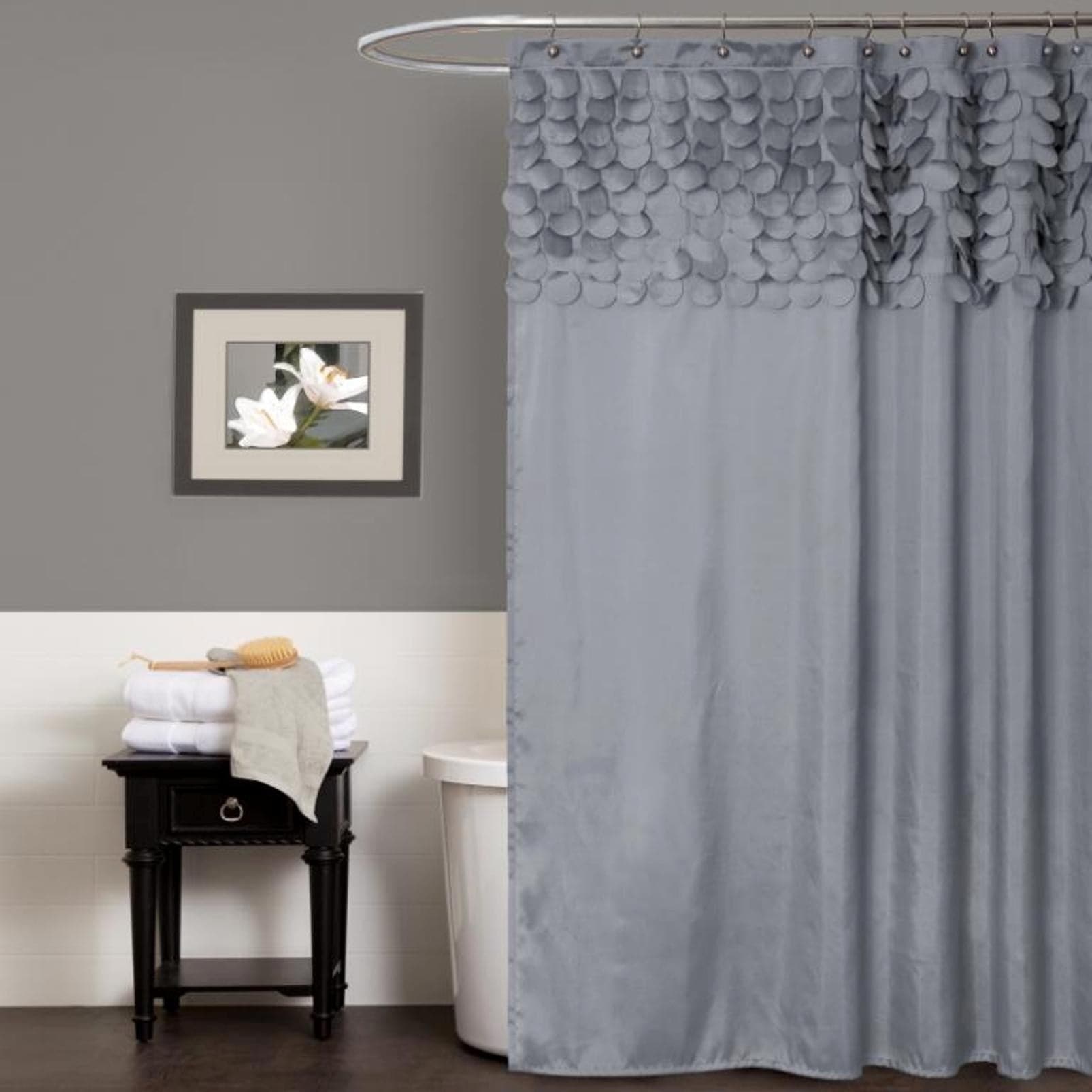 Luxury Waterproof Lillian Shower Curtain - Elegant Bathroom Decor for Modern Homes, Perfect for Bathroom, Spa, and Hotel Use