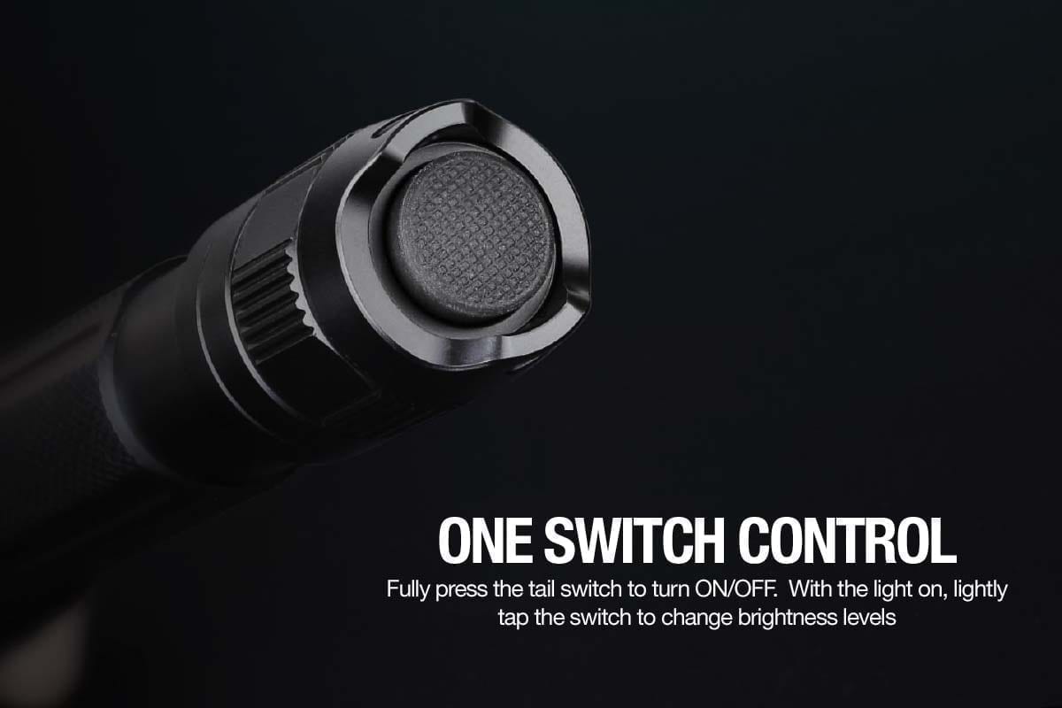 Fenix FD20 Focus Flashlight - High-Powered LED Tactical Flashlight for Camping, Hiking & Emergency Use (Discontinued Model)