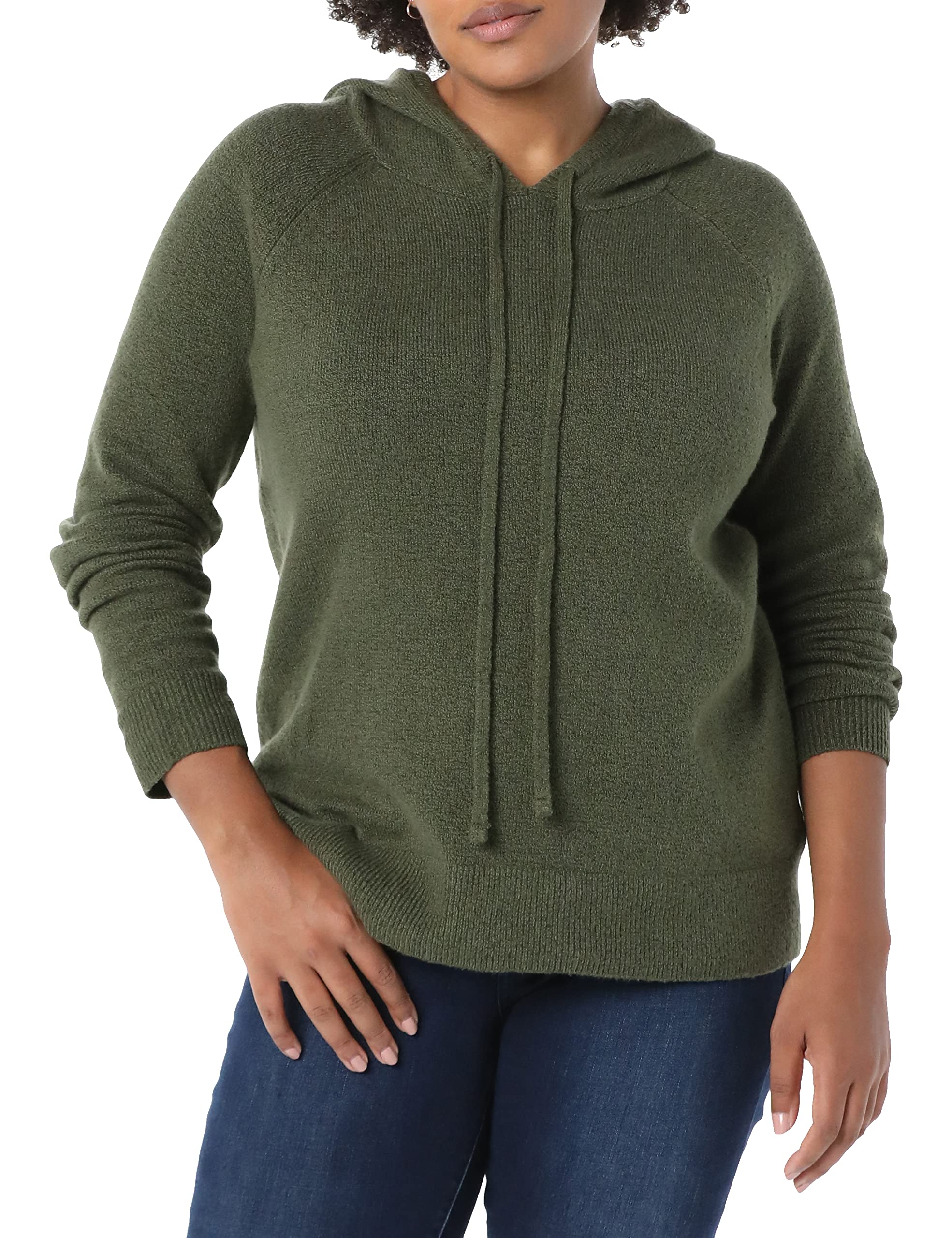 Amazon Essentials Women's Soft Touch Hooded Pullover Sweater - Cozy Fleece Hoodie for Casual Wear, Lounge & Outdoor Activities