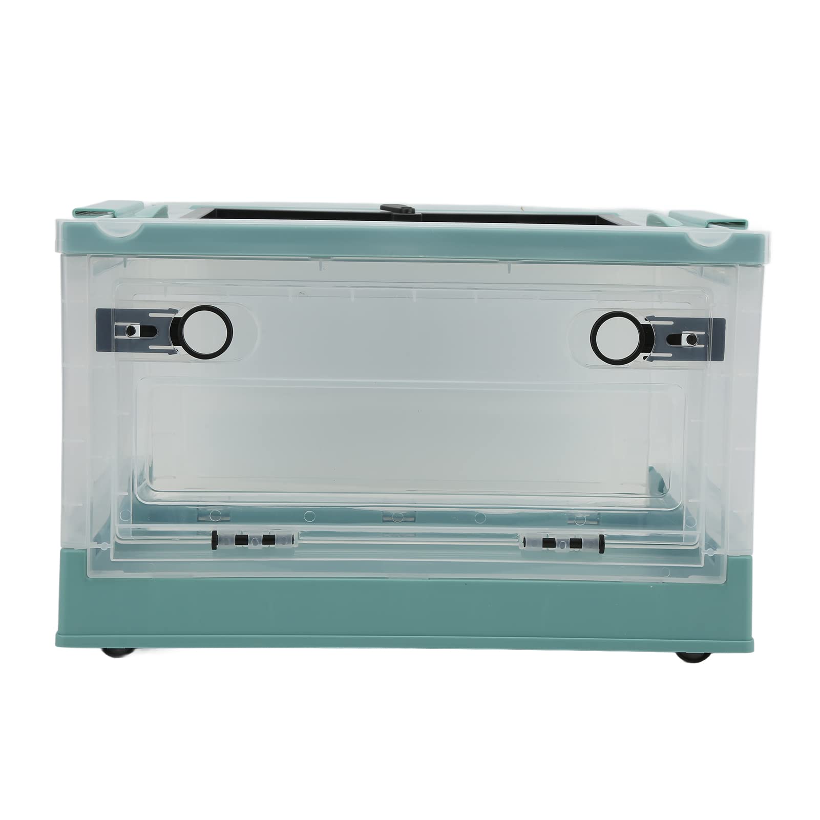Premium Plastic Reptile Terrarium - Front Opening Double Hinge Transparent Foldable Habitat Cage with Pulley System & Top Screen Ventilation for Lizards, Tortoises, Frogs | Ideal for Home, Classroom & Pet Store Display