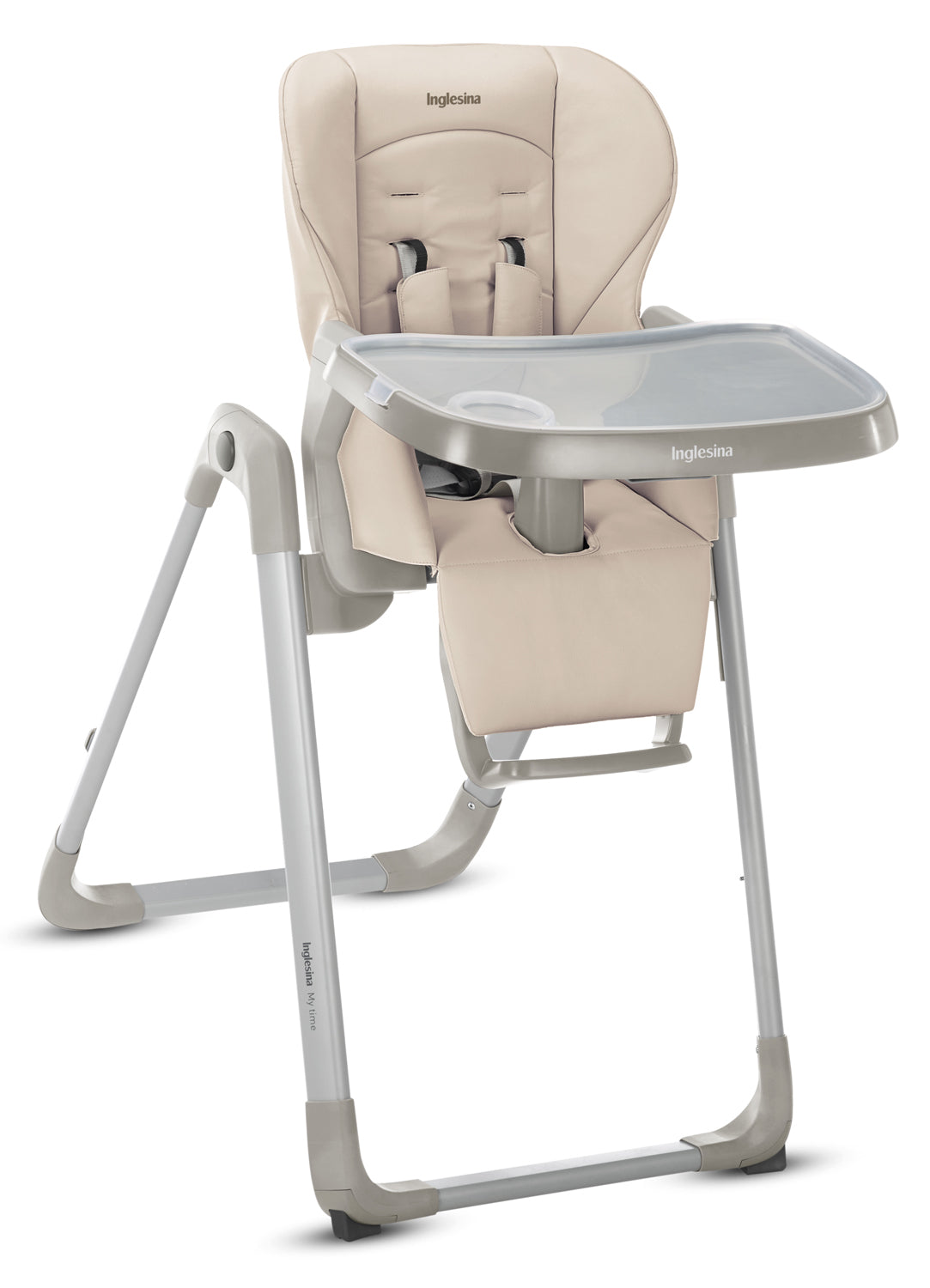 Inglesina MyTime High Chair - Adjustable Baby Feeding Chair with Removable Tray & Easy Clean Fabric for Home & Restaurant Use