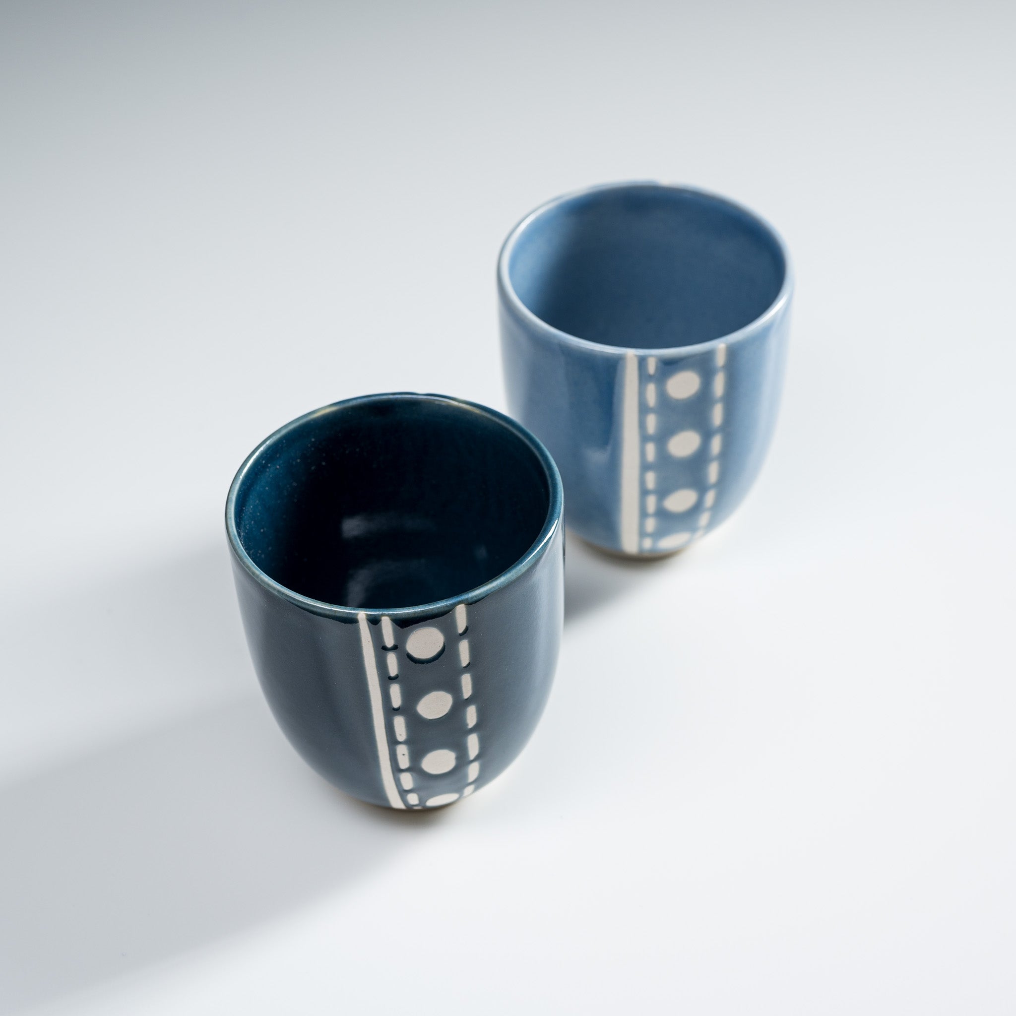 Stylish Denim Print Coffee Cup 200ml - 2 Color Options for Home, Office & Travel Use