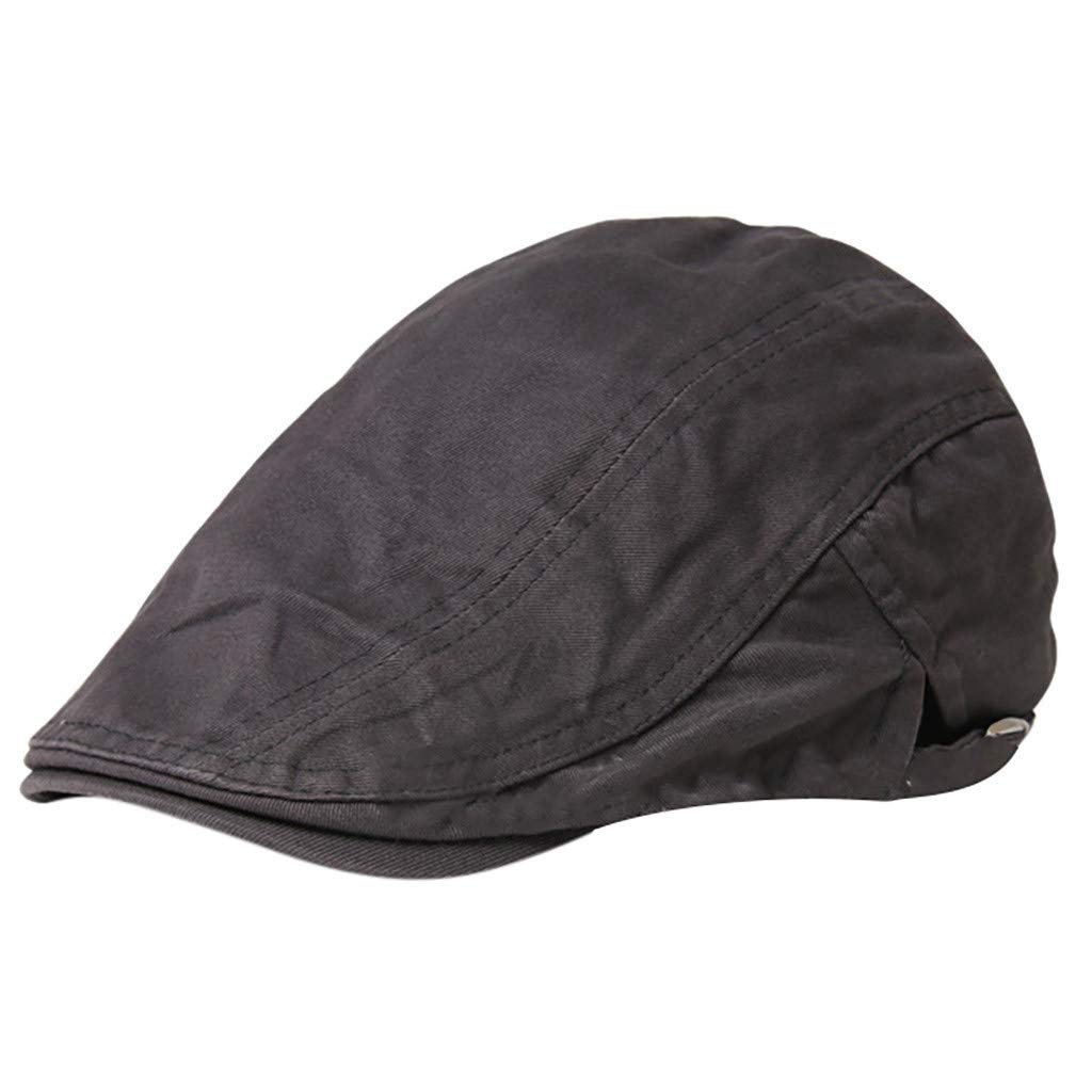 Breathable Cotton Sun Hats for Men & Women - Adjustable Solid Color Baseball Caps & Berets for Outdoor Activities, Beach, Hiking, and Casual Wear