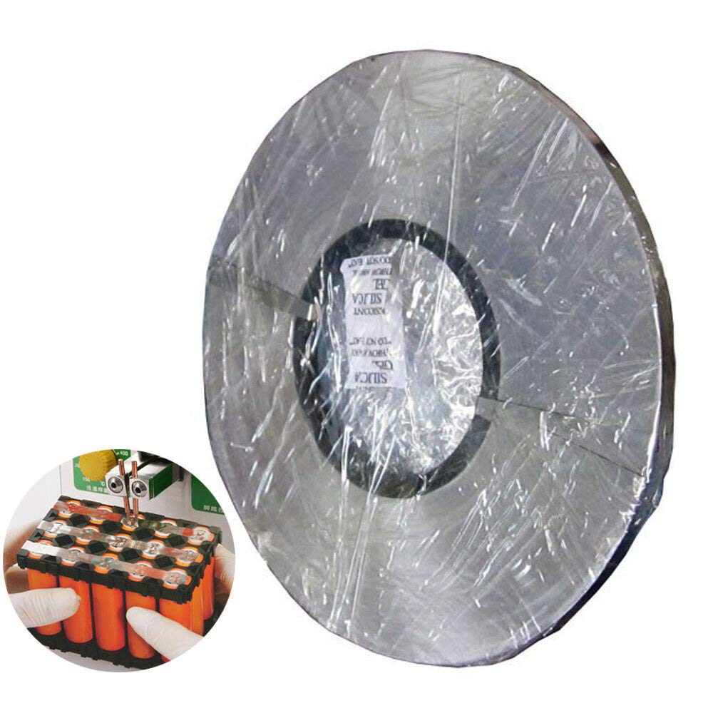 Premium 1kg 0.15x6mm Nickel Strip for 18650 Battery Pack Welding - Nickel Plated Steel Strip for Lithium Battery Connections - Ideal for DIY Battery Packs, Solar Projects & Electronics Repair