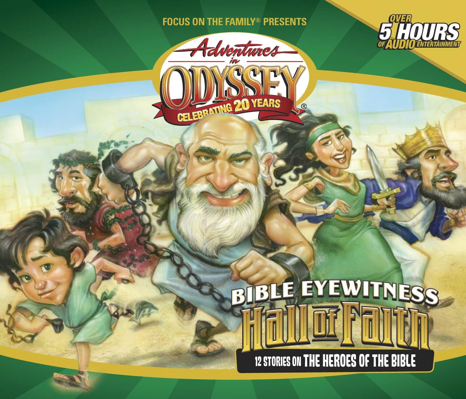 AIO Classics #4: Bible Eyewitness - Hall of Faith: 12 Inspiring Stories of Biblical Heroes | Adventures in Odyssey Audio Drama for Kids & Families | Perfect for Christian Education & Road Trips