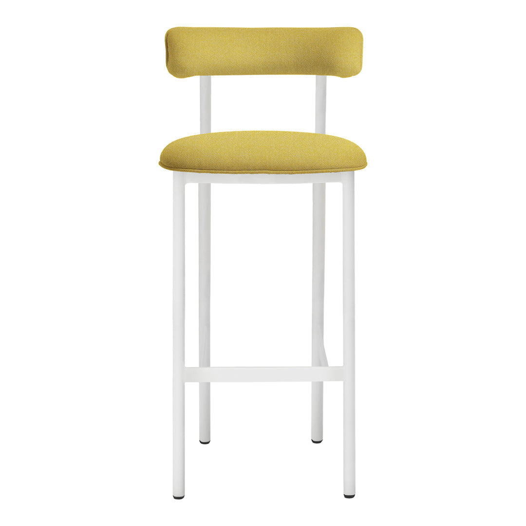 Modern Font Counter Stool - Adjustable Height Bar Stool with Backrest for Kitchen Island, Breakfast Nook & Home Bar - Comfortable Dining & Seating Solution
