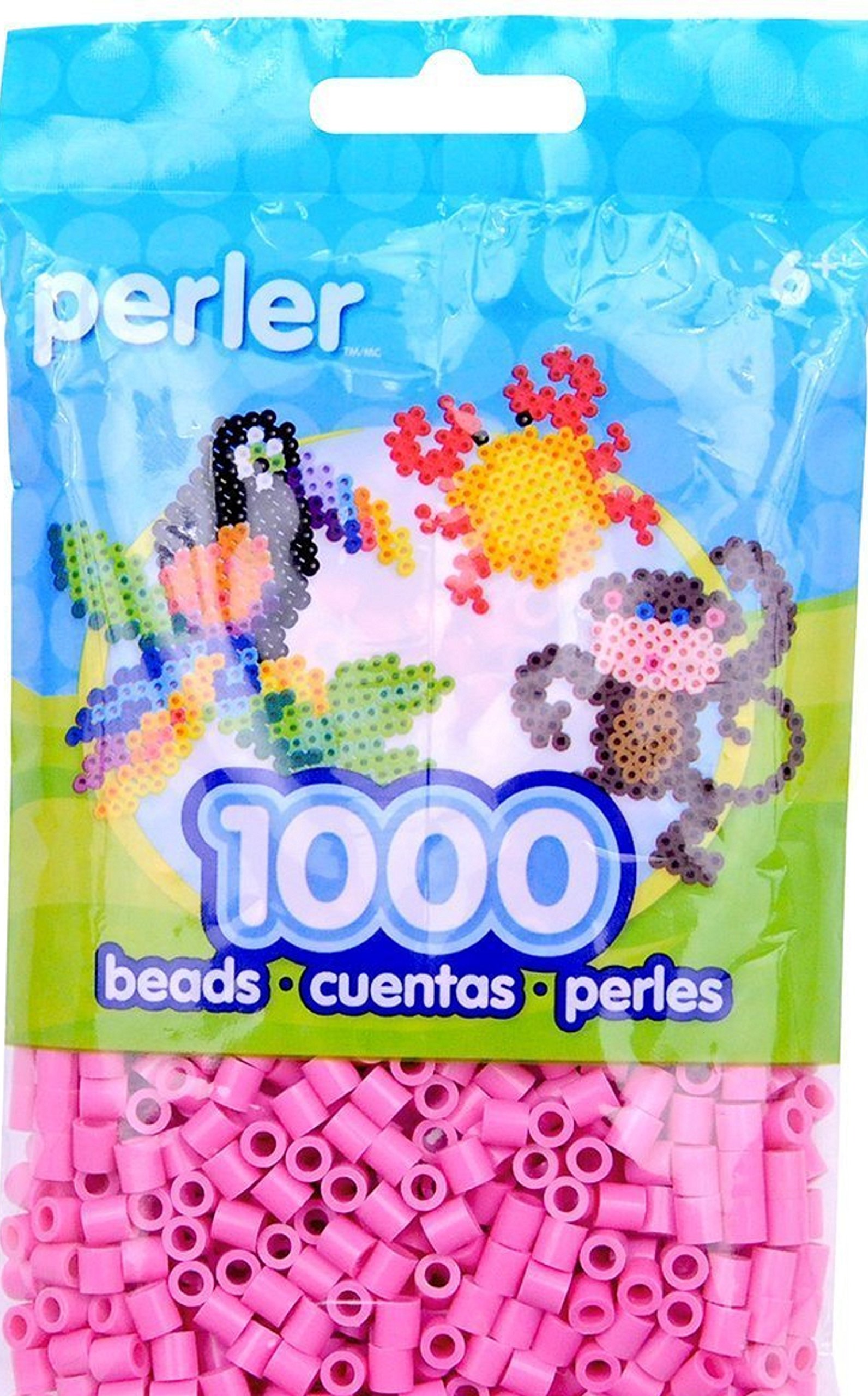 Perler Beads 1000pc Bubble Gum (6 Pack) for DIY Crafts & Jewelry