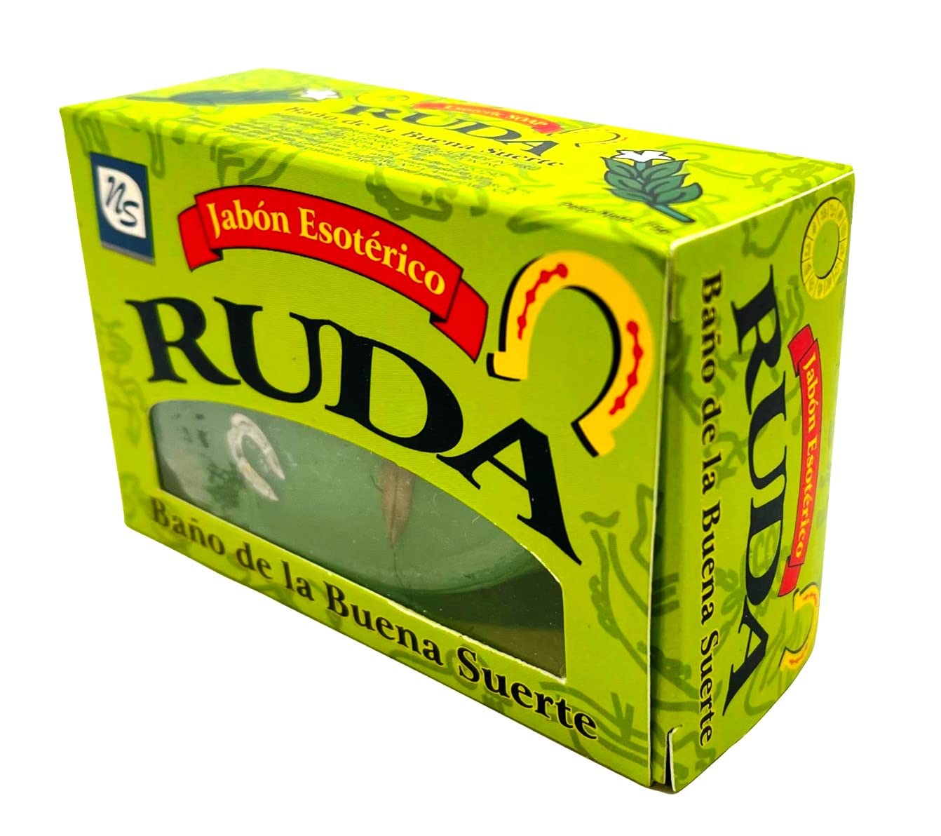 Nuestra Salud Rue Herb Soap Bar - 100% Natural Organic Soap for Hand Face & Body - Gentle Moisturizing Skin Care - Perfect for Daily Cleansing & Sensitive Skin Care Routine