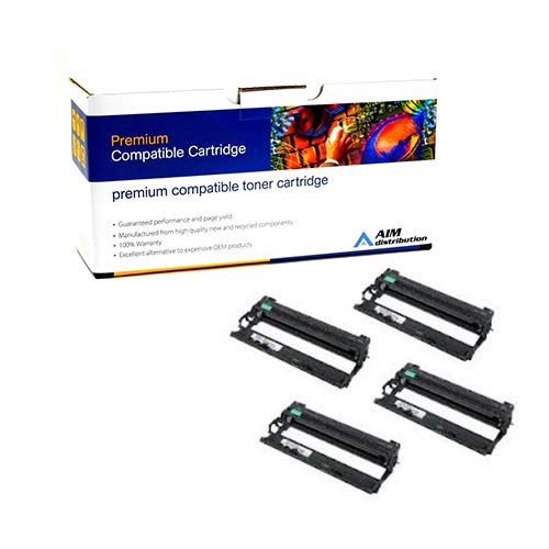 Brother DR-221BCMY Compatible Drum Unit Combo Pack (BK/C/M/Y) - High Yield 15,000 Pages Replacement for Brother Printers - Perfect for Office & Home Printing Needs