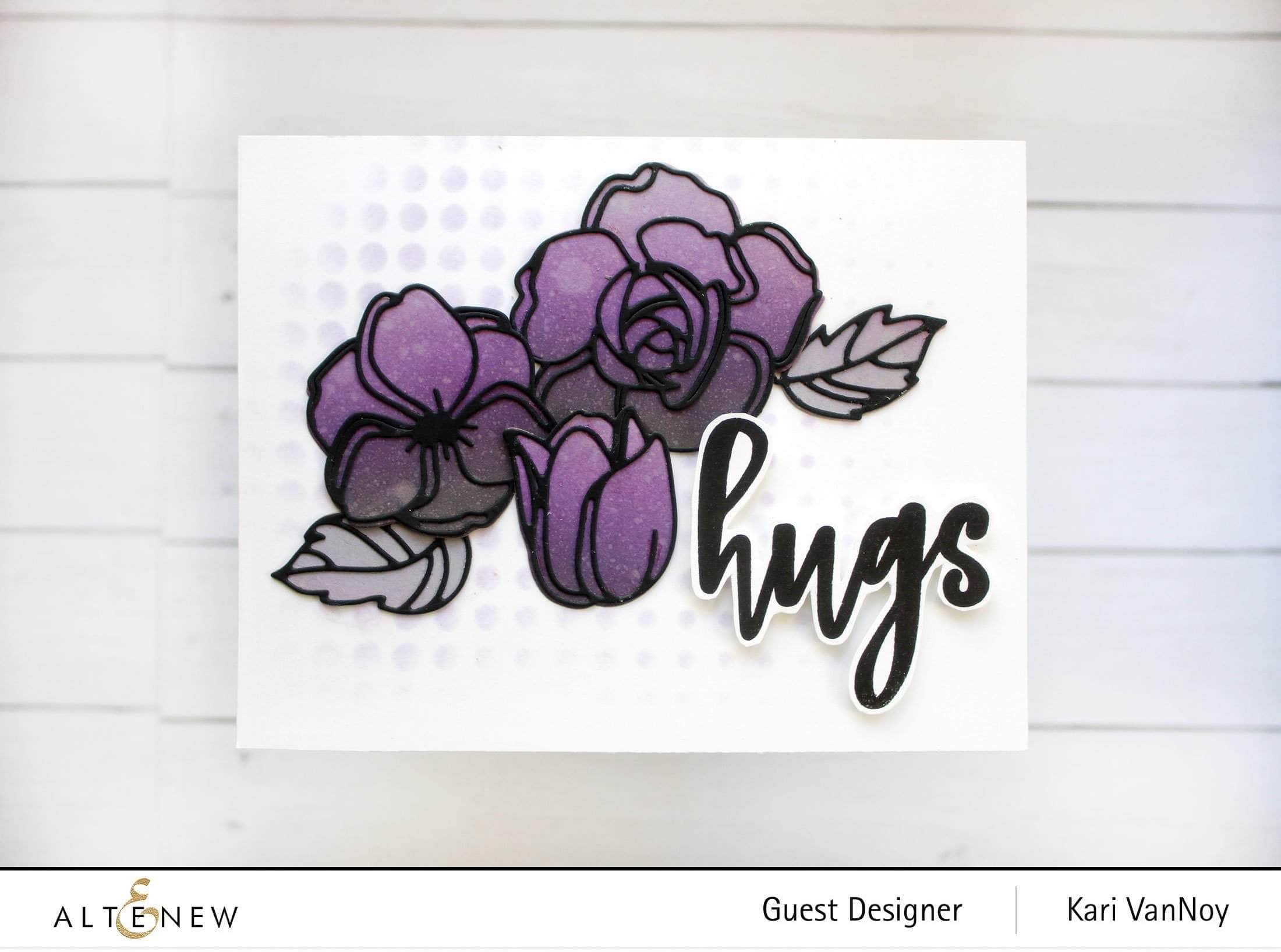 Floral Doodles Die Set for Card Making - DIY Scrapbooking, Paper Crafting & Wedding Invitations