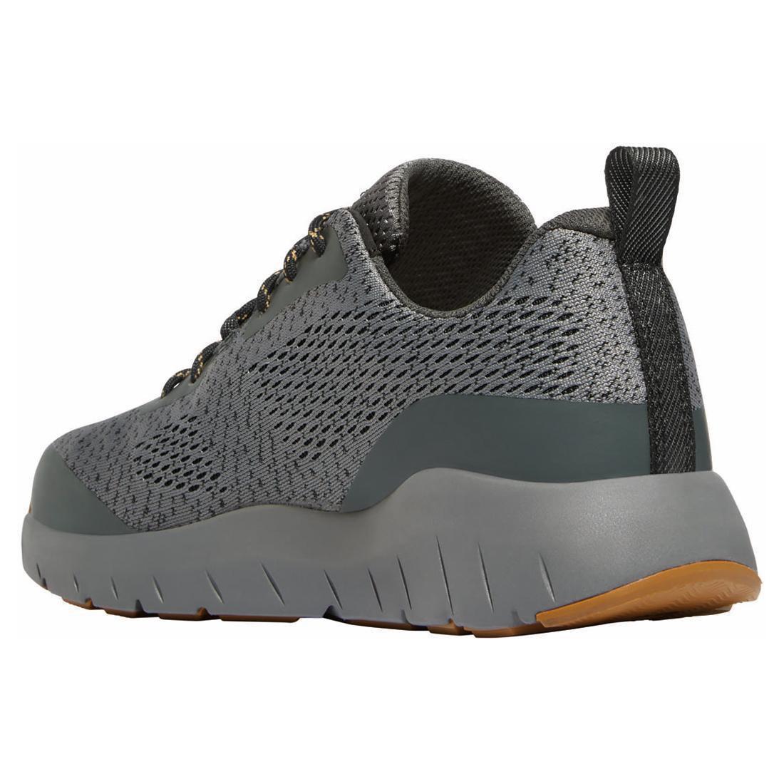 Run Time Women's 3 Nano Toe Work Shoes - Slip Resistant Gray Safety Shoes for Nurses, Waitresses & Healthcare Workers | Comfortable Non-Slip Work Footwear for Long Shifts