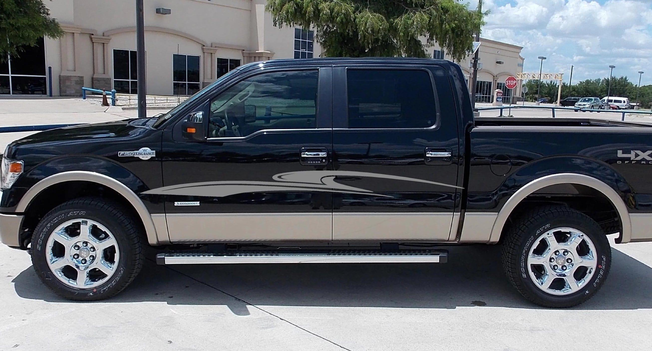 Premium Vinyl Cut Stripes Truck Graphics #216 - Durable Decals for Pickup Trucks, SUVs & Vans - Easy to Install & Weatherproof - Perfect for Customizing Your Vehicle