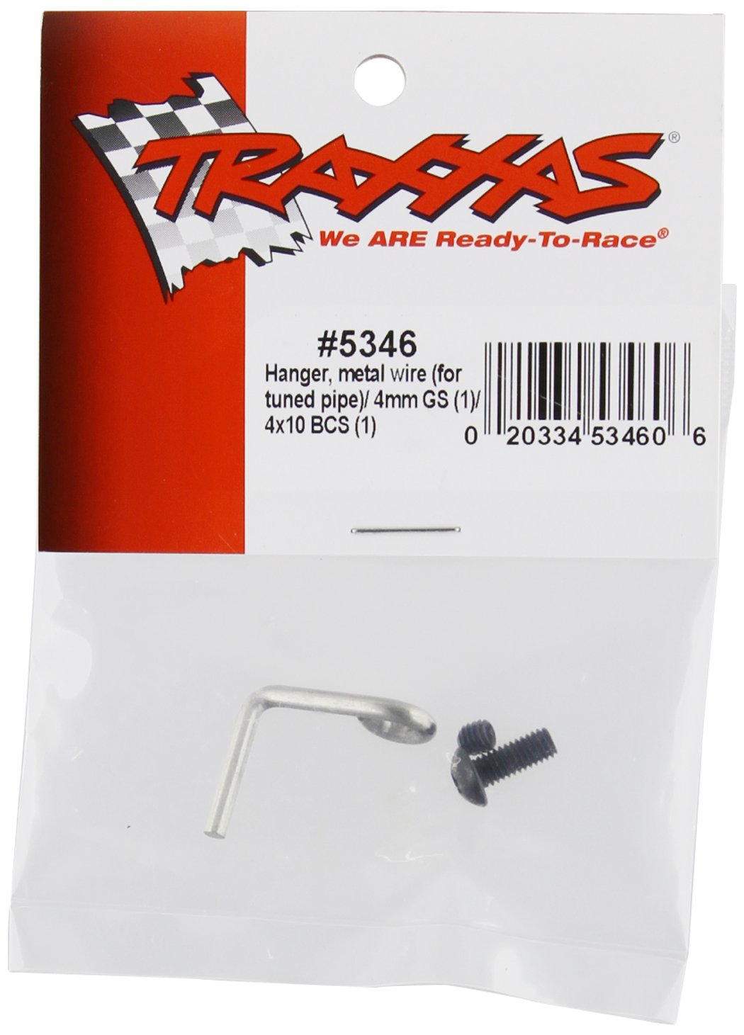 Traxxas 5346 Pipe Hanger Wire for Revo - Durable Suspension Upgrade Part for RC Cars - Perfect for Off-Road Bashing & Racing Scenes