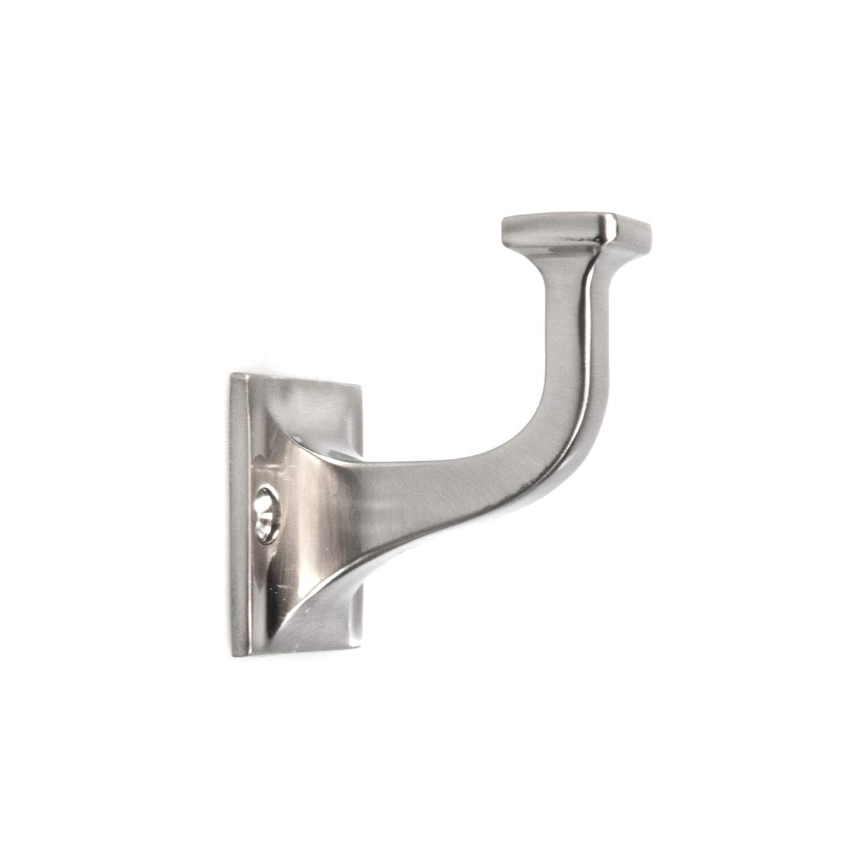 Hickory Hardware Forge Collection Wall Hooks - 10 Pack Satin Nickel Coat Hooks (2-3/4 Inch) for Hanging Coats, Hats, Towels, Robes - Perfect for Entryway, Mudroom, Bathroom & Closet Organization