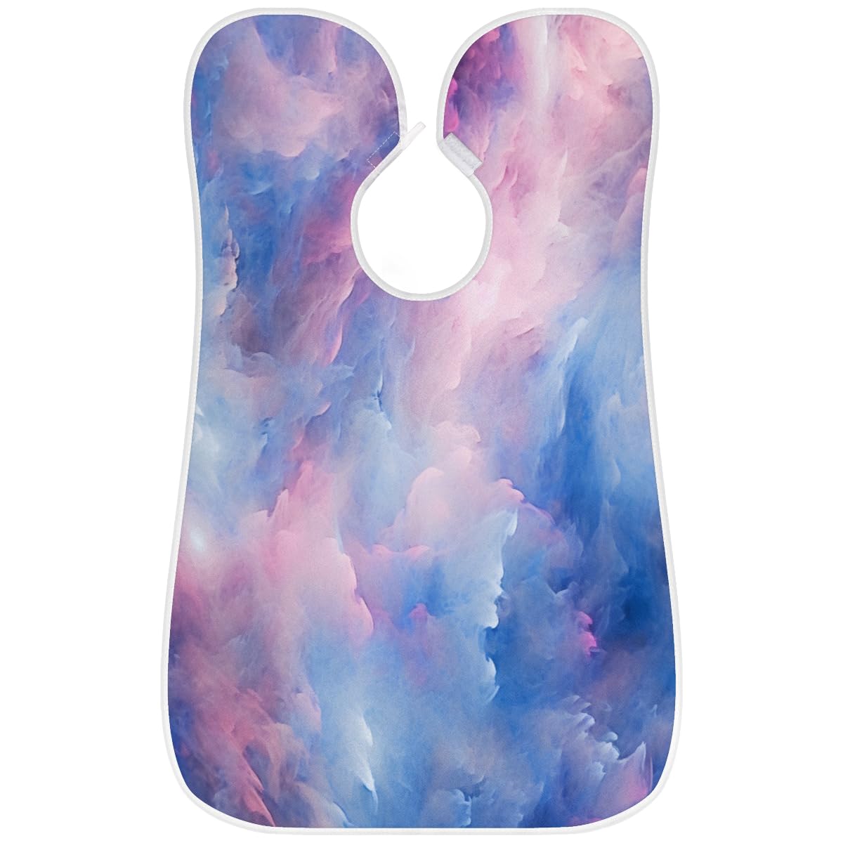 Galaxy Print Beard Shaving Bib for Men - Waterproof Hair Dye Apron & Makeup Cape - Barber Accessories for Beard Trimming, Haircut & Styling - Perfect Sink Hair Catcher & Gift for Barbers & Stylists (Great for Home Salon, Barber Shops & DIY Grooming)
