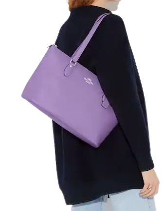 Coach Gallery Tote Bag for Women - Genuine Leather Designer Handbag with Shoulder Strap - Perfect for Work, Travel & Everyday Use