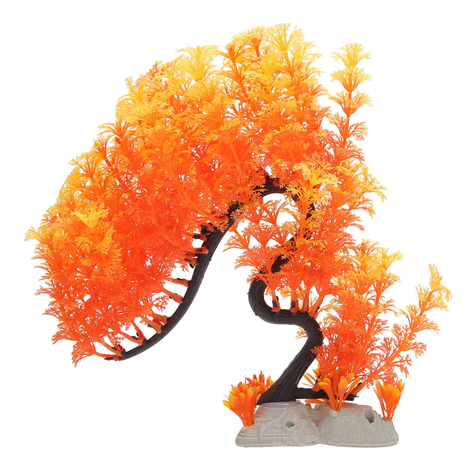 Wosune Aquarium Artificial Water Plant - No Fading Bionic Decor for Fish Tanks, Turtle Habitats, and Aquatic Pet Environments