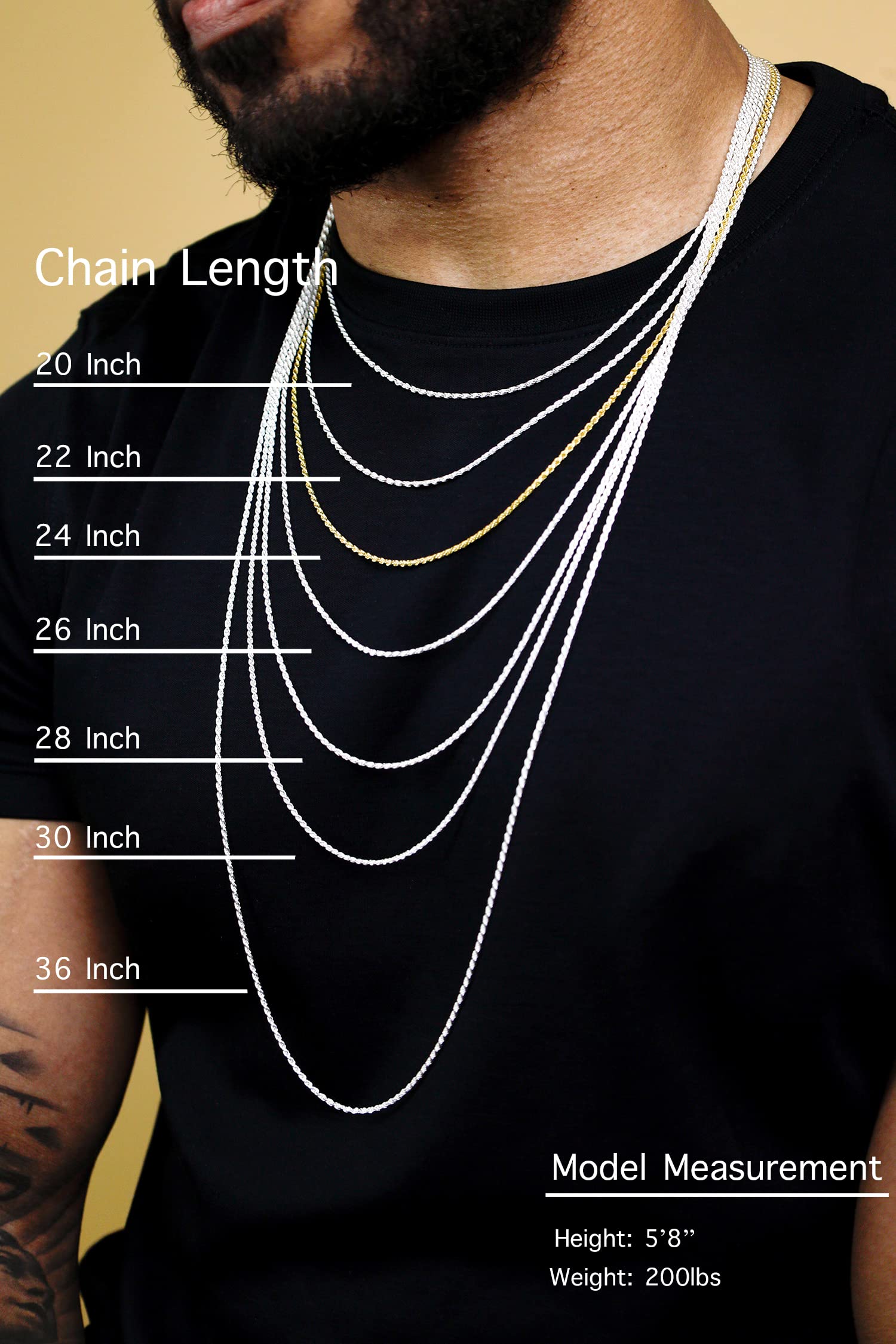 10K Solid Gold Box Chain Necklace for Men & Women - Durable & Elegant Jewelry for Everyday Wear, Gifts & Special Occasions