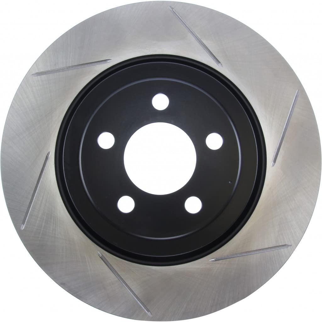 StopTech Slotted Brake Rotor for Dodge Charger & Challenger 2006-2020 - Sport Performance Driver Side (126.63061SL) | High-Performance Braking for Street & Track Racing