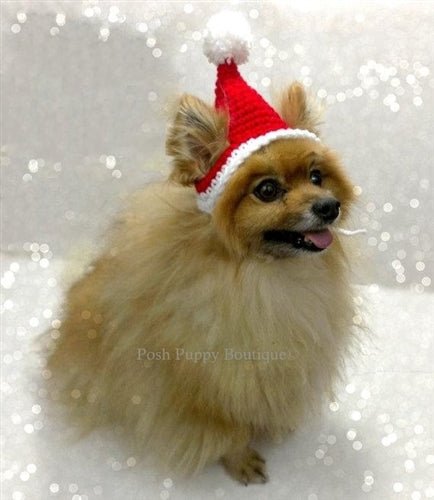 Crochet Santa Hat for Adults & Kids - Handmade Christmas Holiday Knit Beanie - Perfect for Xmas Parties, Festive Photos & Winter Gifts
