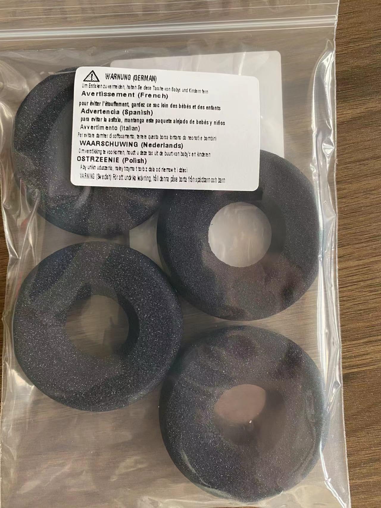 4 Pack Replacement Foam Ear Pads Cushions for Plantronics Supra Plus Encore & Office Headsets H251 H261 H351 H361 - Comfortable Noise Reduction Earpads for Call Center, Customer Service & Remote Work