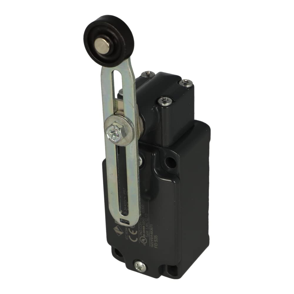 FD535 PIZZATO Standard Limit Switch with Adjustable Roller Lever - Industrial Automation & CNC Machine Safety Control Device
