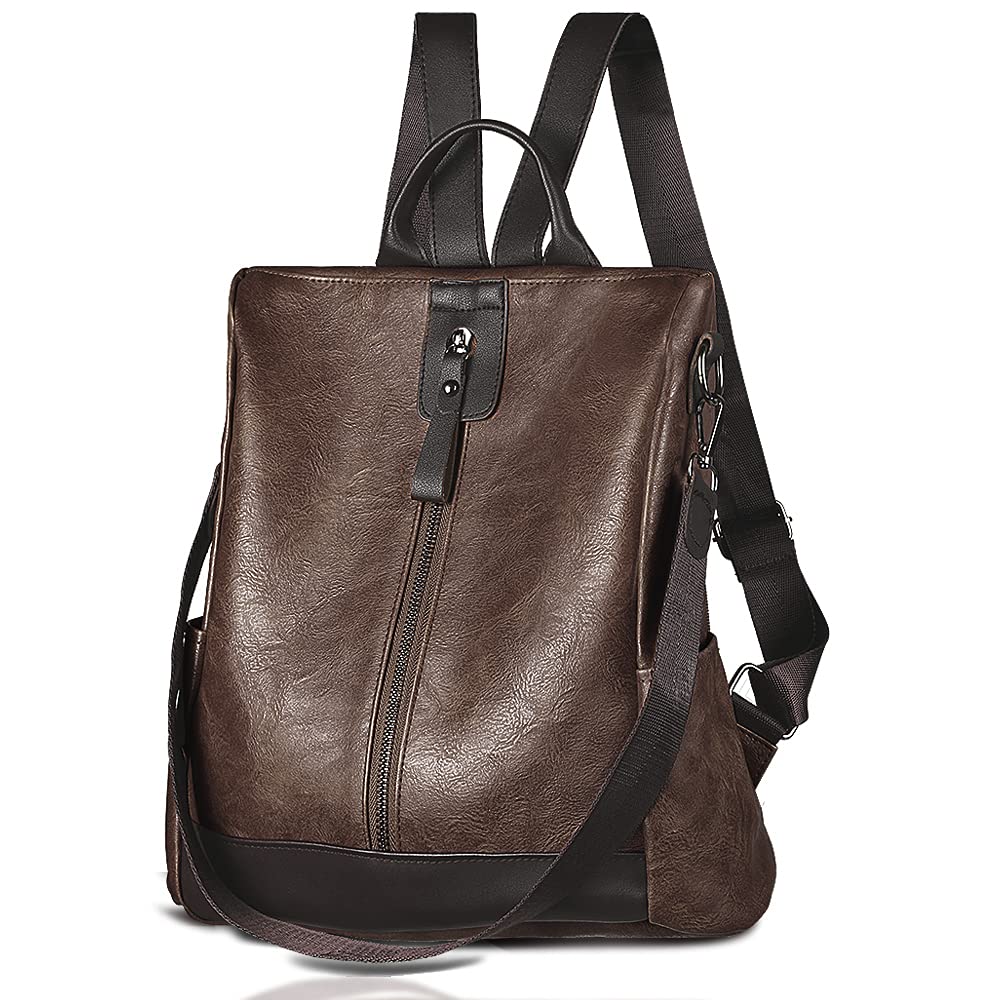 Waterproof Anti-Theft Women's Backpack - Lightweight PU Leather Fashion Shoulder Bag for Travel, Work & Daily Use | Stylish Ladies Purse for Commuting, Shopping & Outdoor Activities