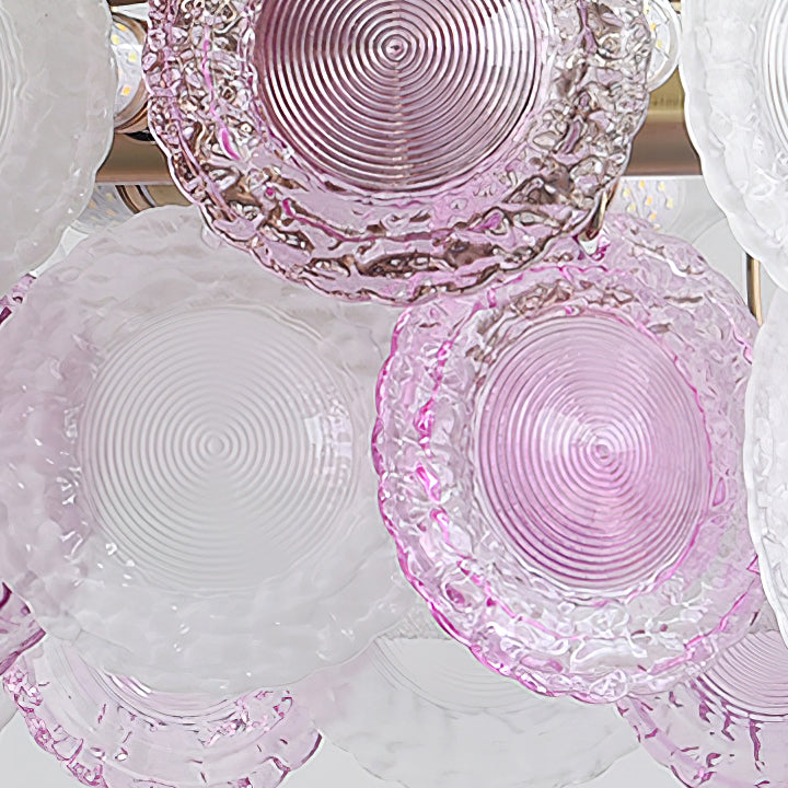 Nenufar Rainbow Chandelier - Elegant Crystal Ceiling Light Fixture for Living Room, Bedroom & Dining Room | Modern Home Decor Lighting for Weddings & Parties