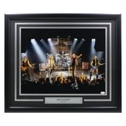 Joe Elliott Autographed Framed 16x20 Def Leppard Concert Photo with JSA COA - Perfect for Rock Memorabilia Collectors & Music Fans' Home Decor
