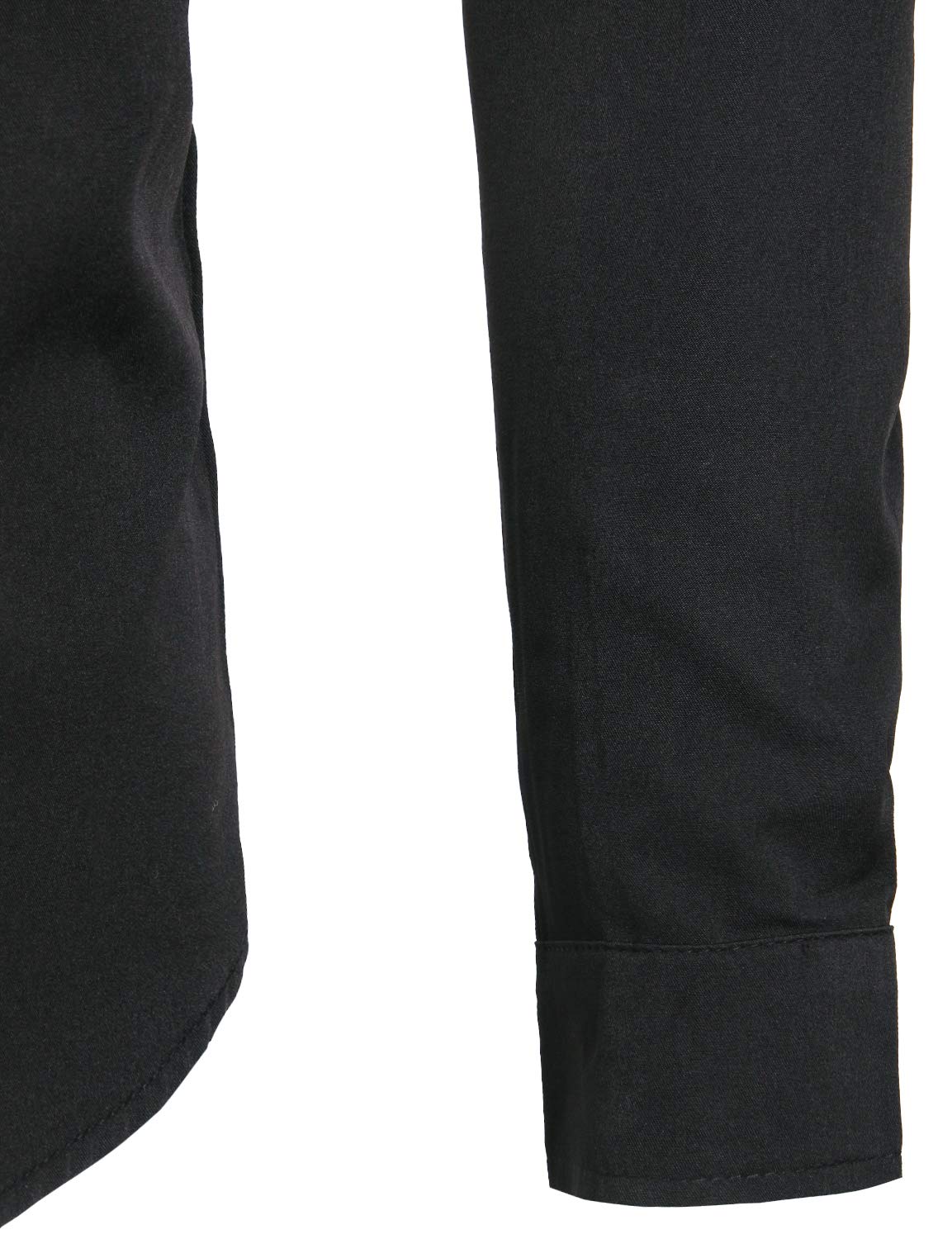 ZEROYAA Men's Slim Fit Long Sleeve Tuxedo Dress Shirts - Formal Wedding, Prom & Performance Shirts for Special Occasions